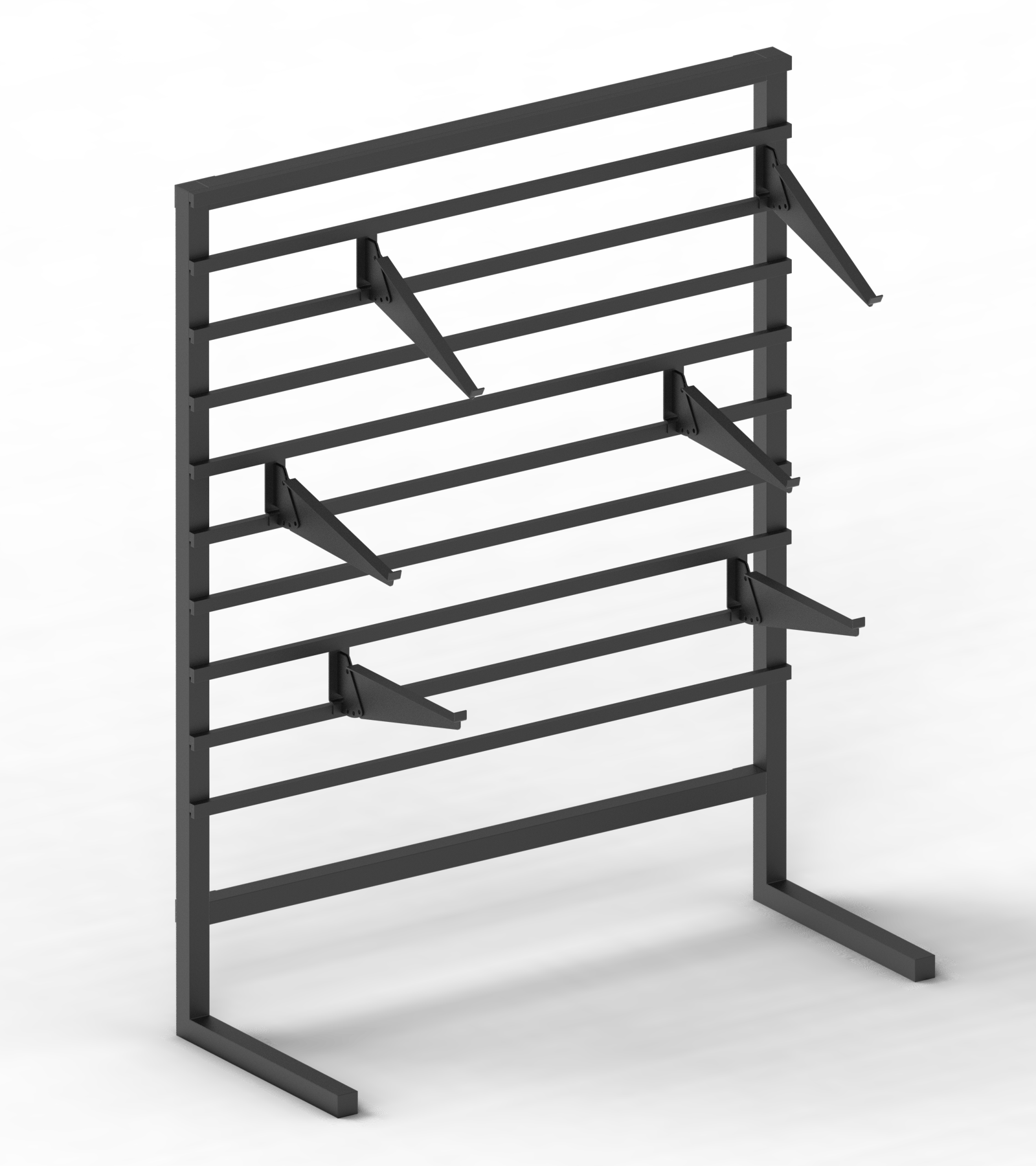 Pieds pour tenir des barres transversales tenant des pièces métallique en forme de support ou de bras, pour un synthétiseur ou autre instrument