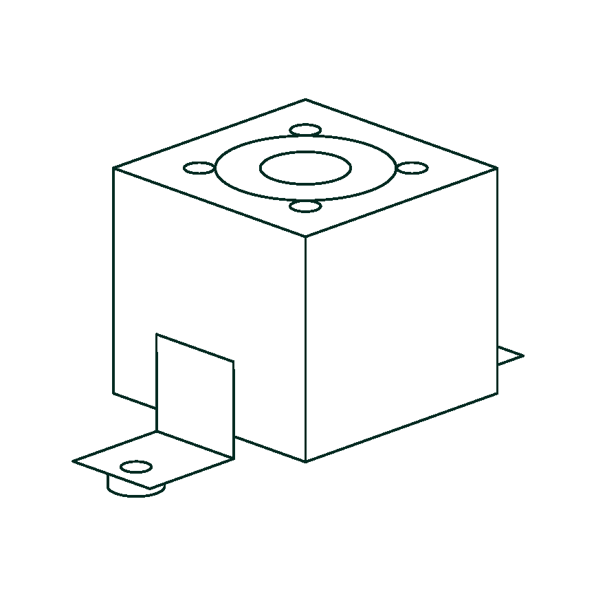 Isometric drawing of installation Road speaker
