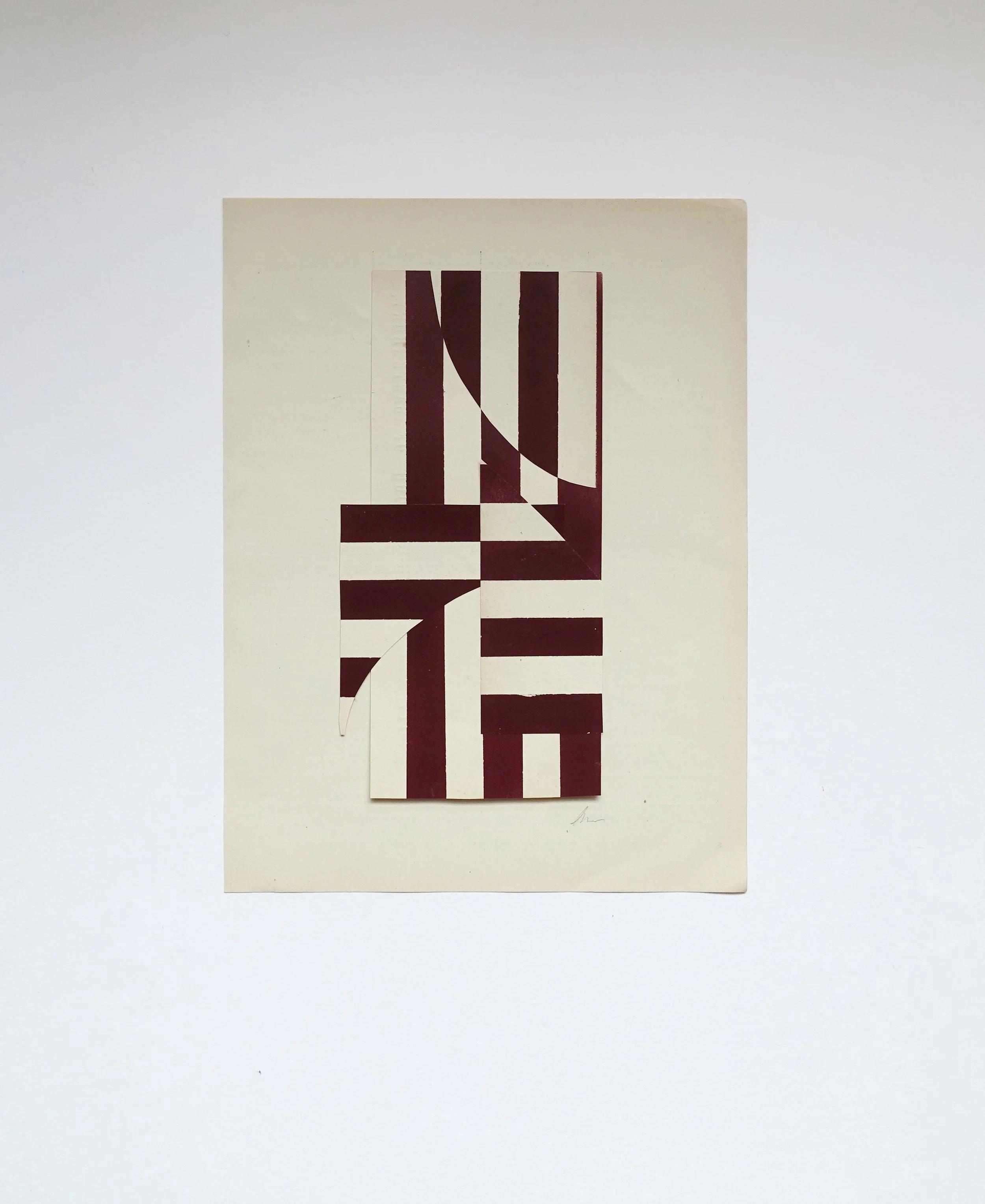 Still II-EMILY FORGOT-PAINTED PAPER COLLAGE 21CM 27.5-2023-375-Partnership Editions.jpg