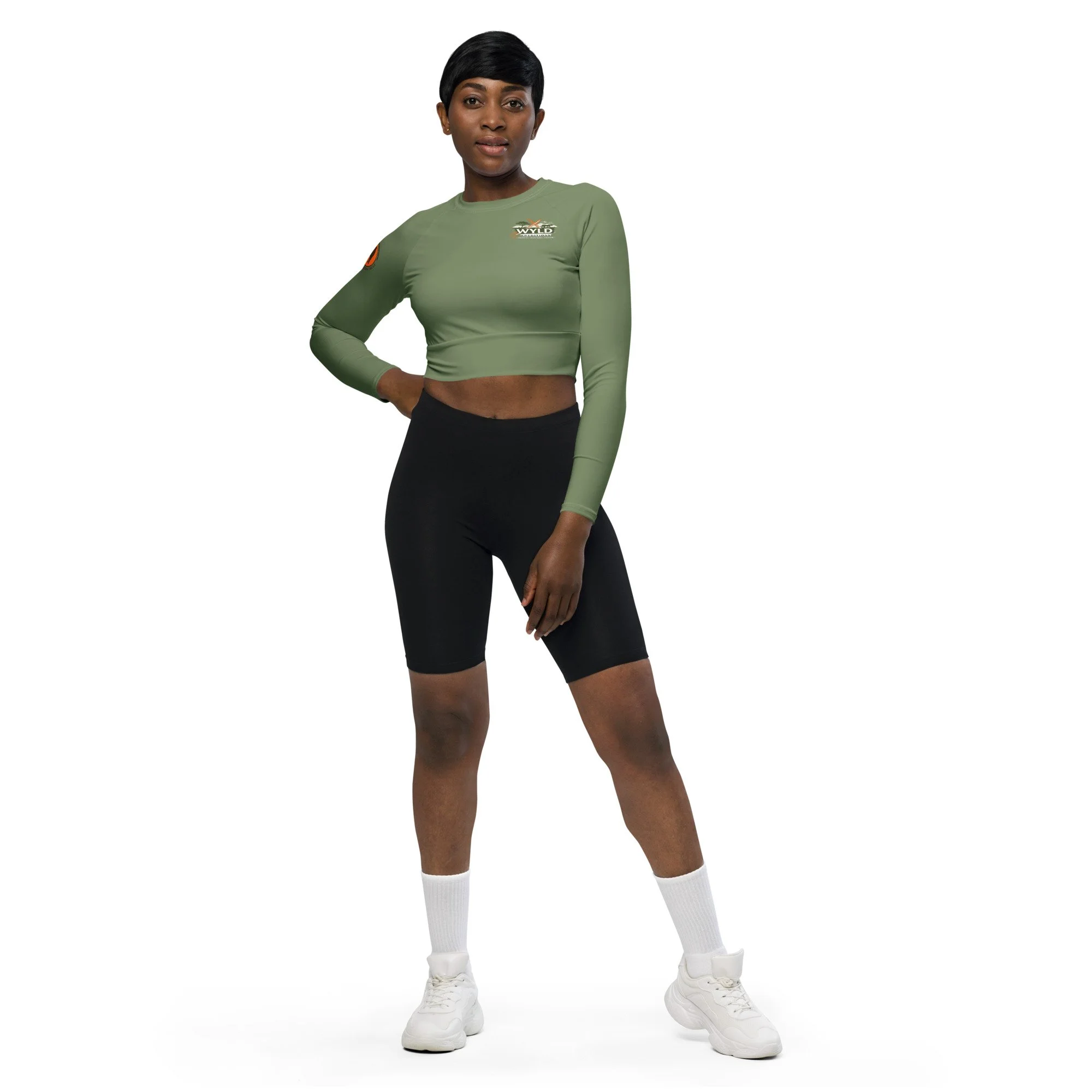 Eco Long Sleeve Crop Top