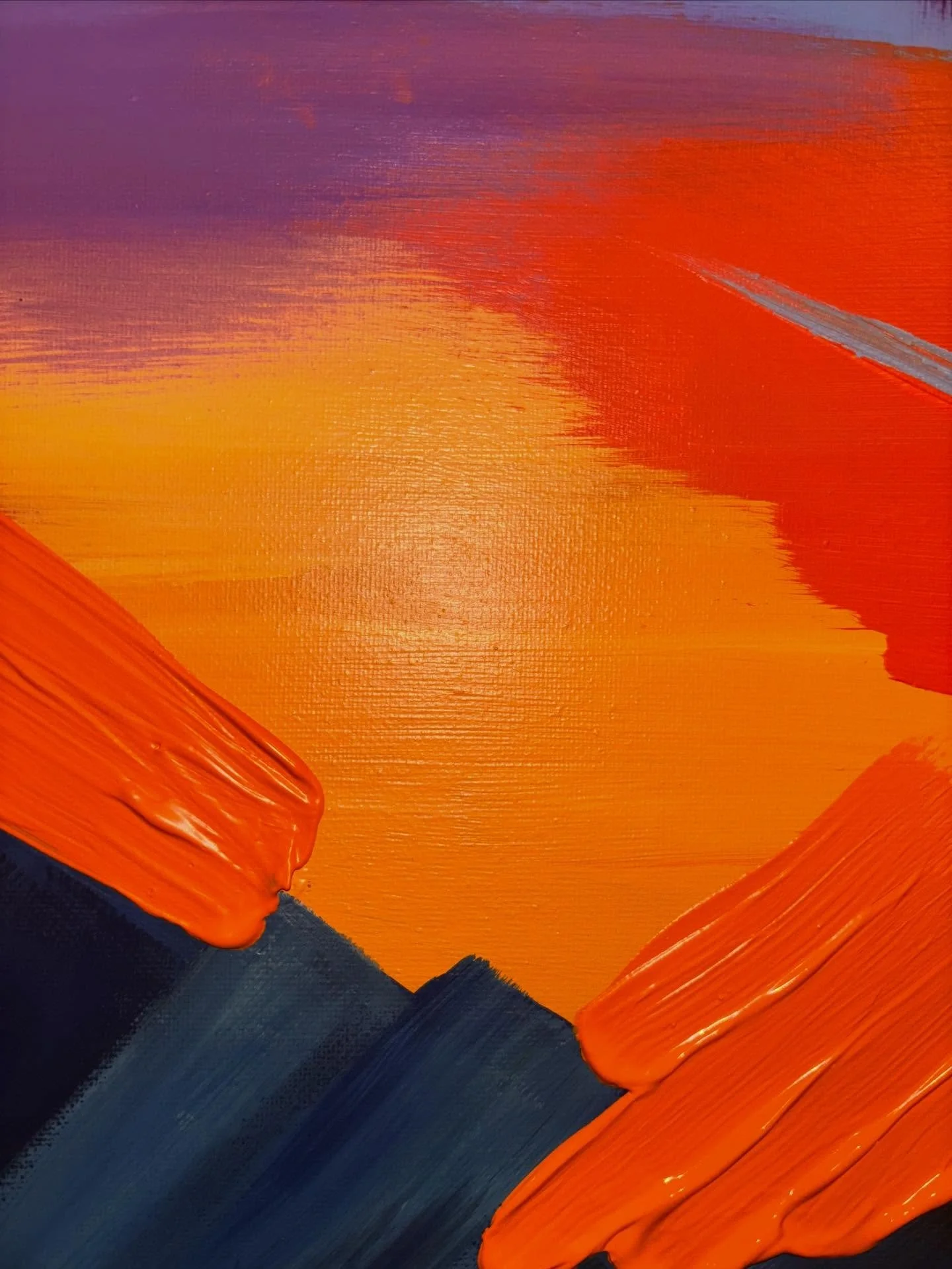 🎨 A B S T R A C T 🎨

A few process close ups before the final reveal.

Bold, contrasting colours blending into an expressive landscape - perfect for clients who love vibrant, modern statement art.

If you&rsquo;re looking for a bespoke piece for yo