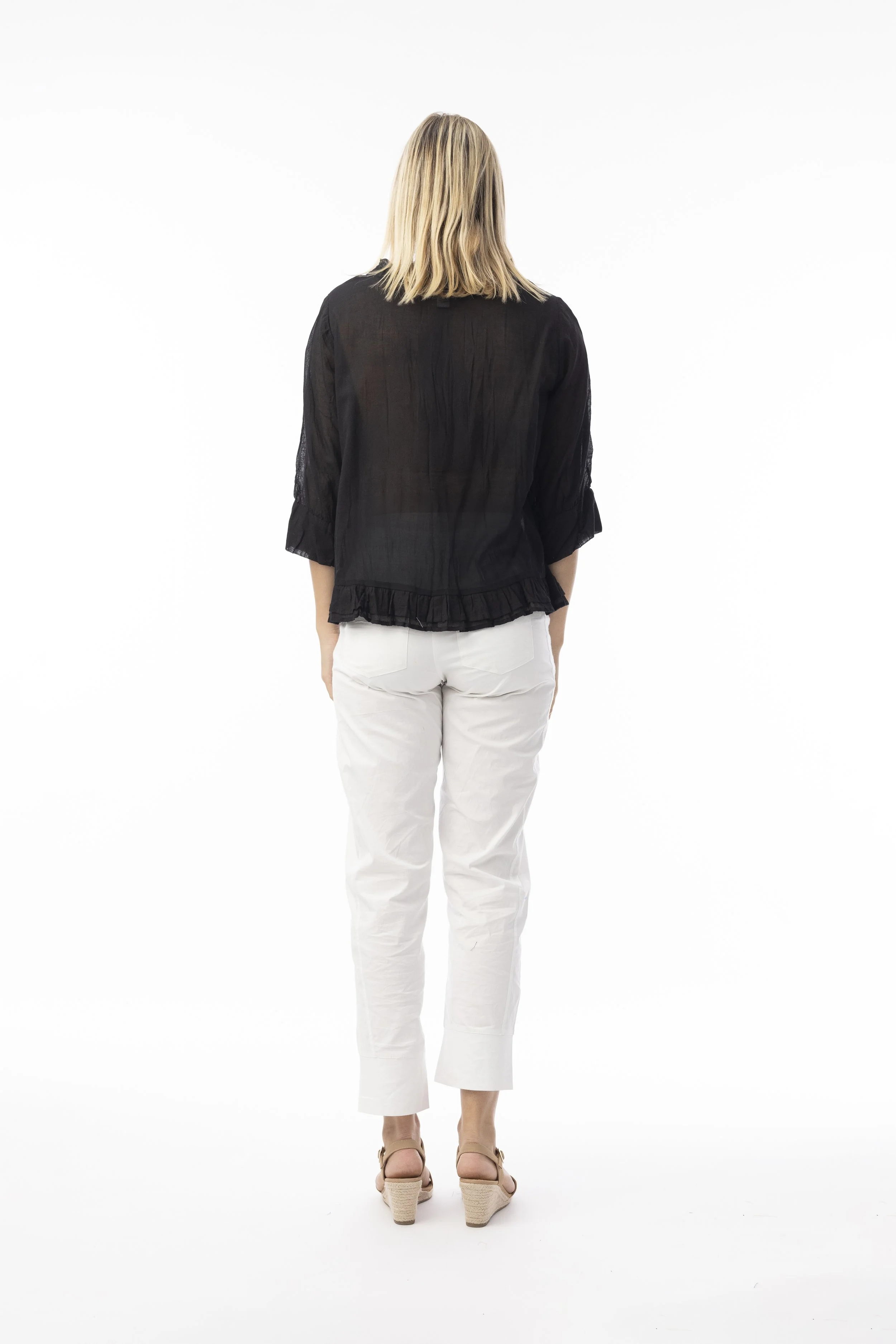 52709 Buttonthrough Top Black BACK.jpg