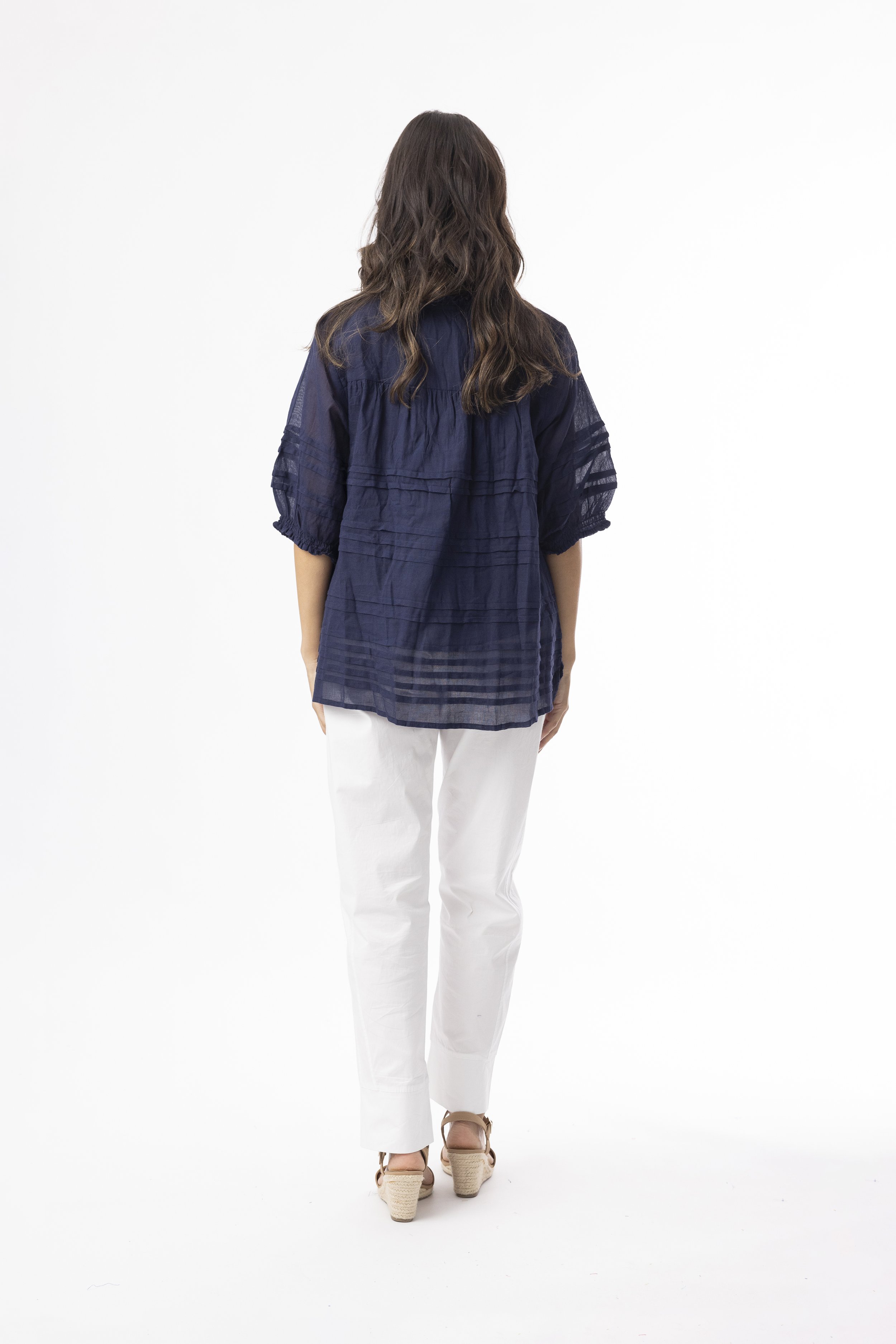 52708 Pleated Top Navy BACK.jpg