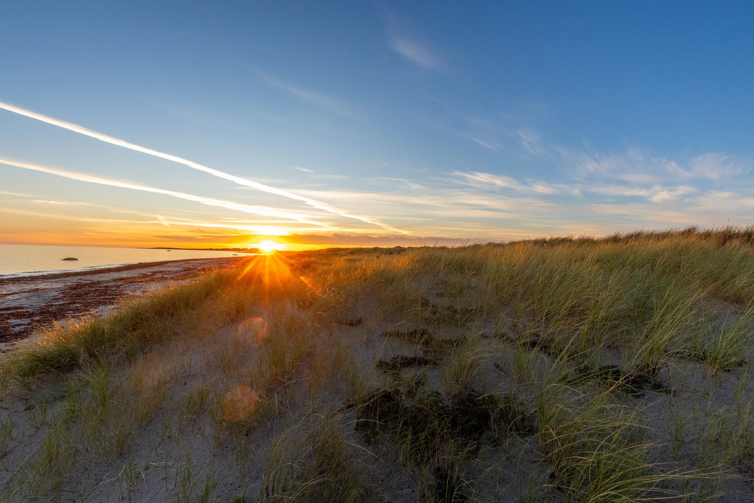 Solnedgang på Lista