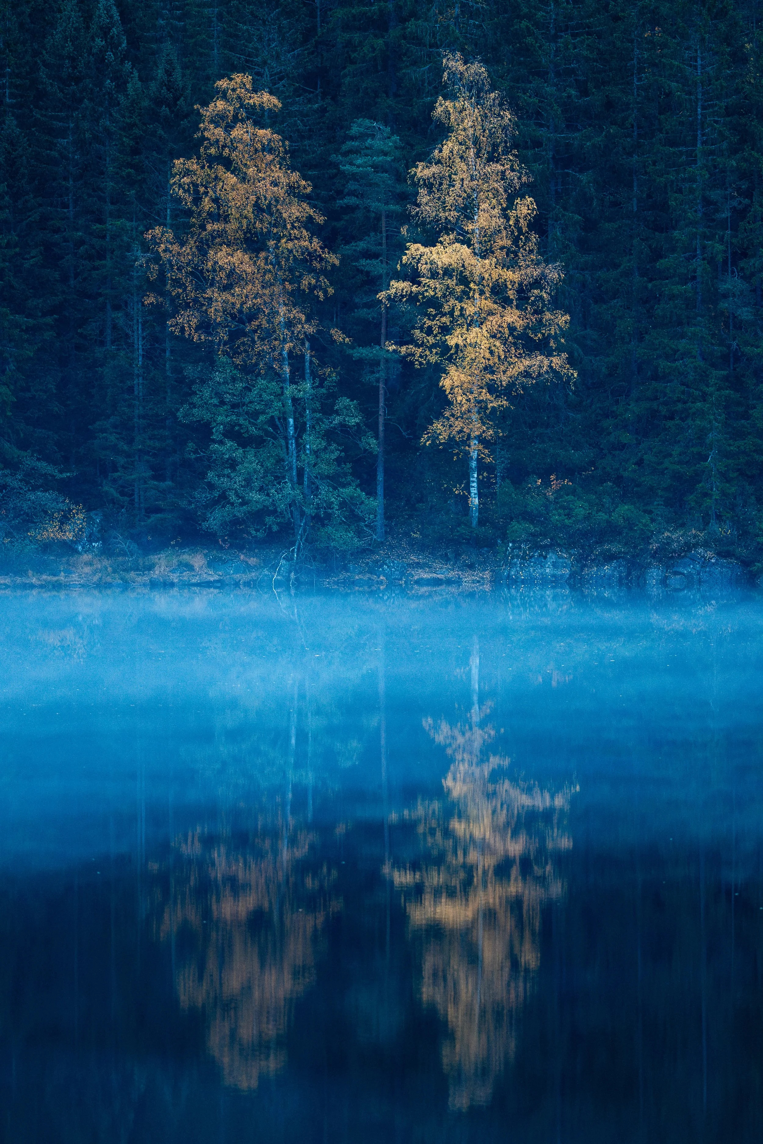 Langs høstvannet