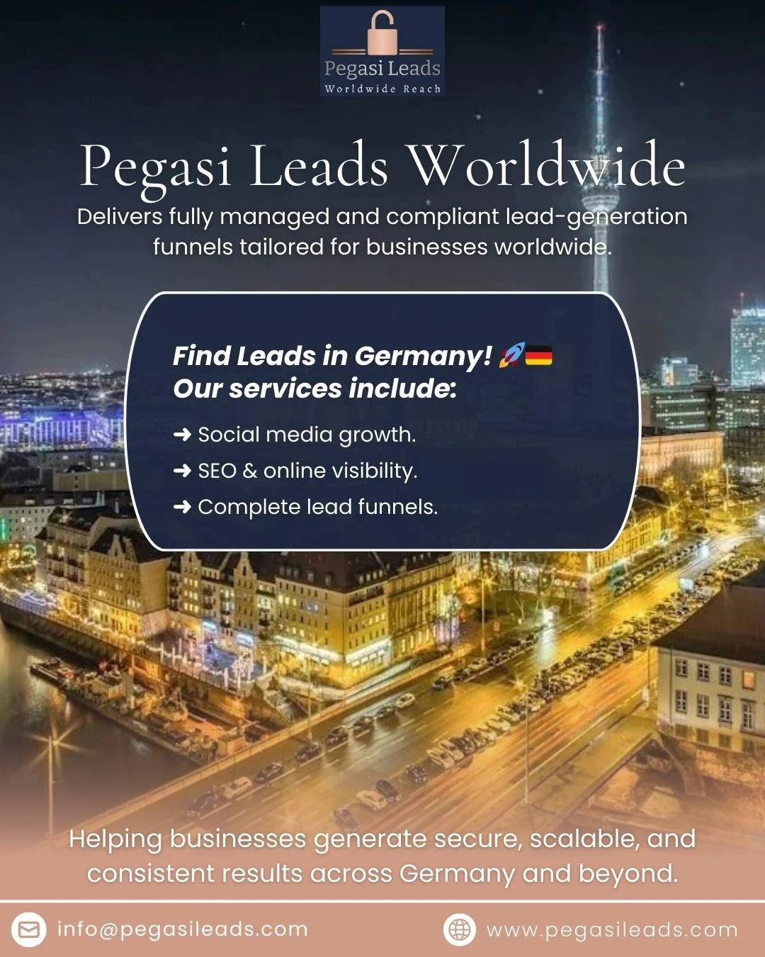 Based in Germany? - Pegasi Leads Worldwide