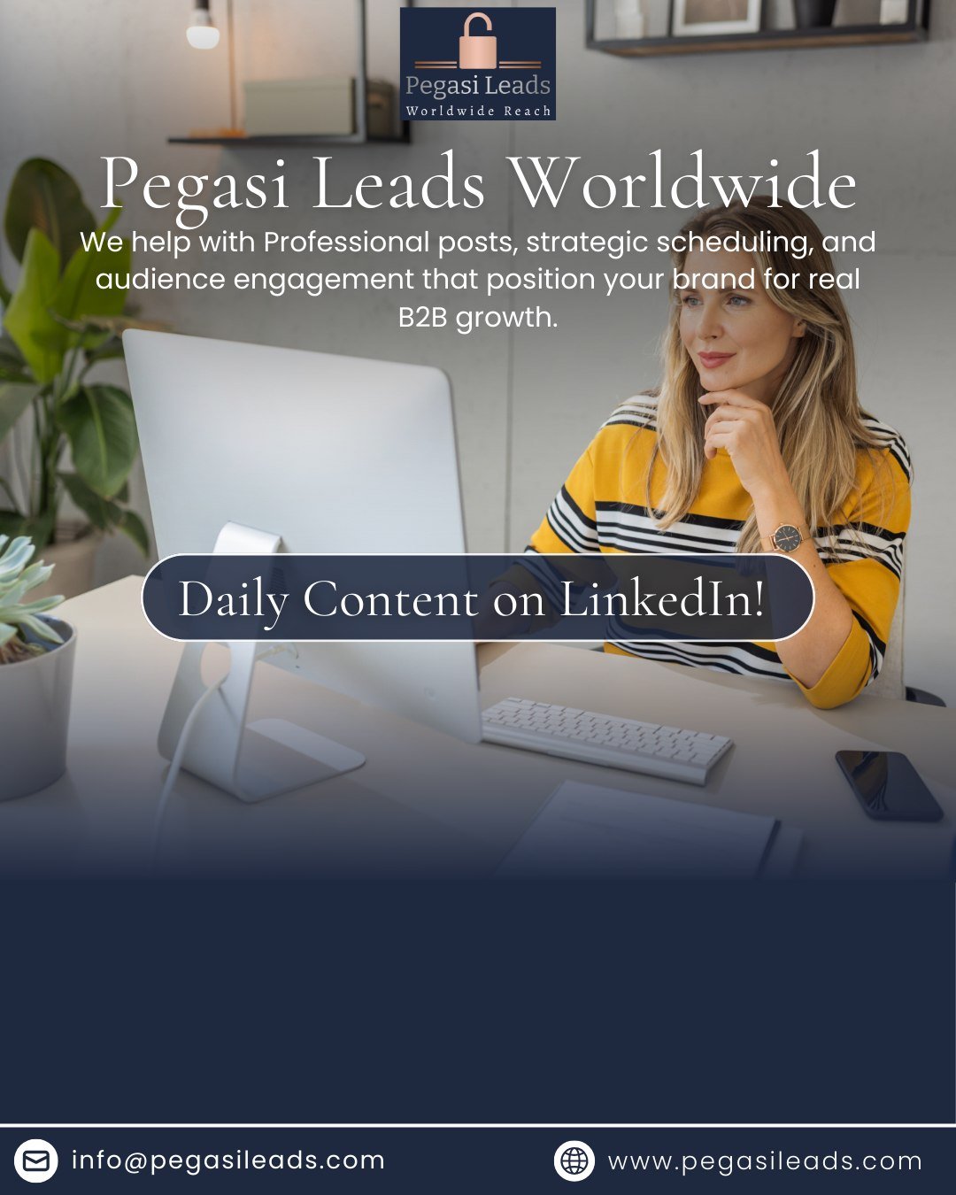 Content LinkedIn Page - Pegasi Leads Worldwide