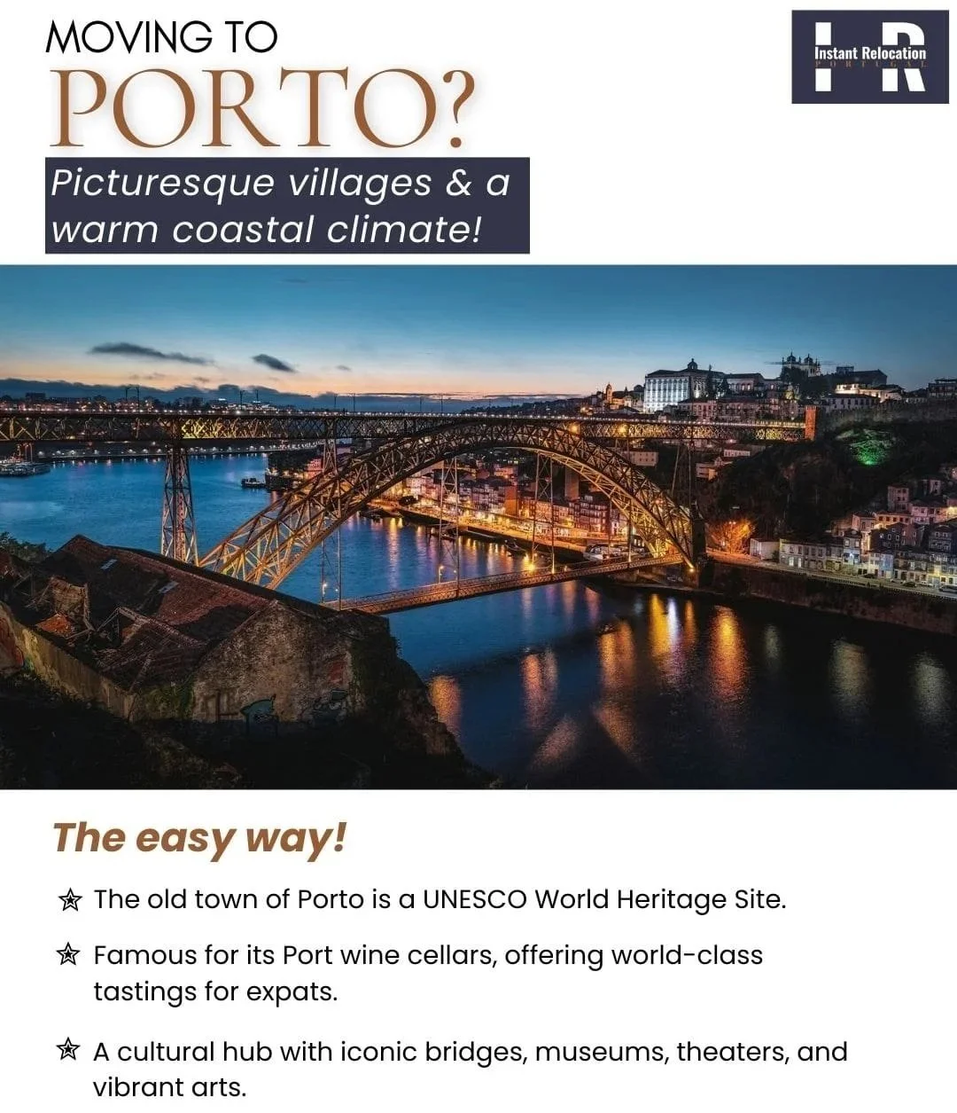 Pegasi Leads Worldwide - Content 16 for our Client Instant Relocation Portugal