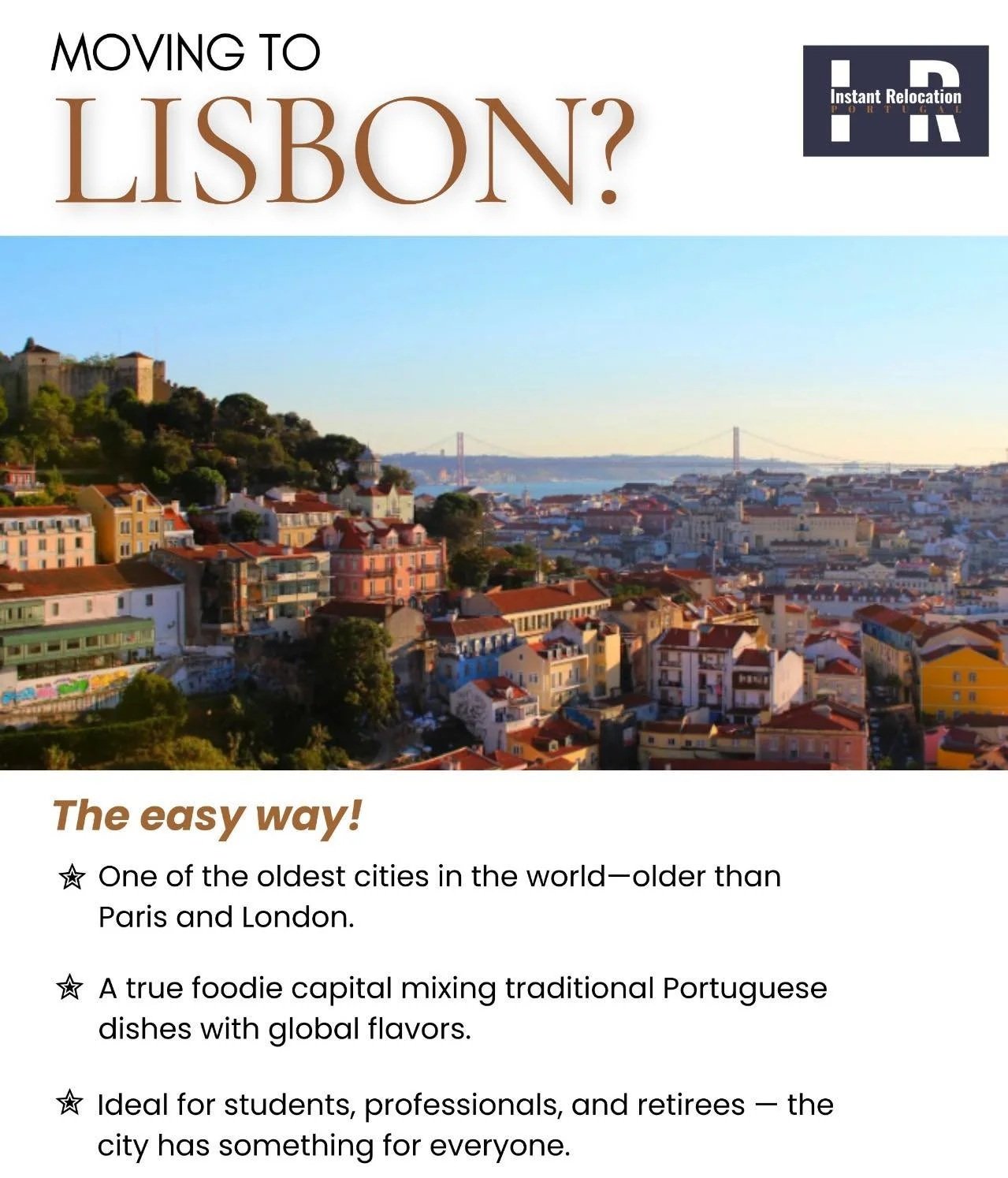 Pegasi Leads Worldwide - Content 14 for our Client Instant Relocation Portugal