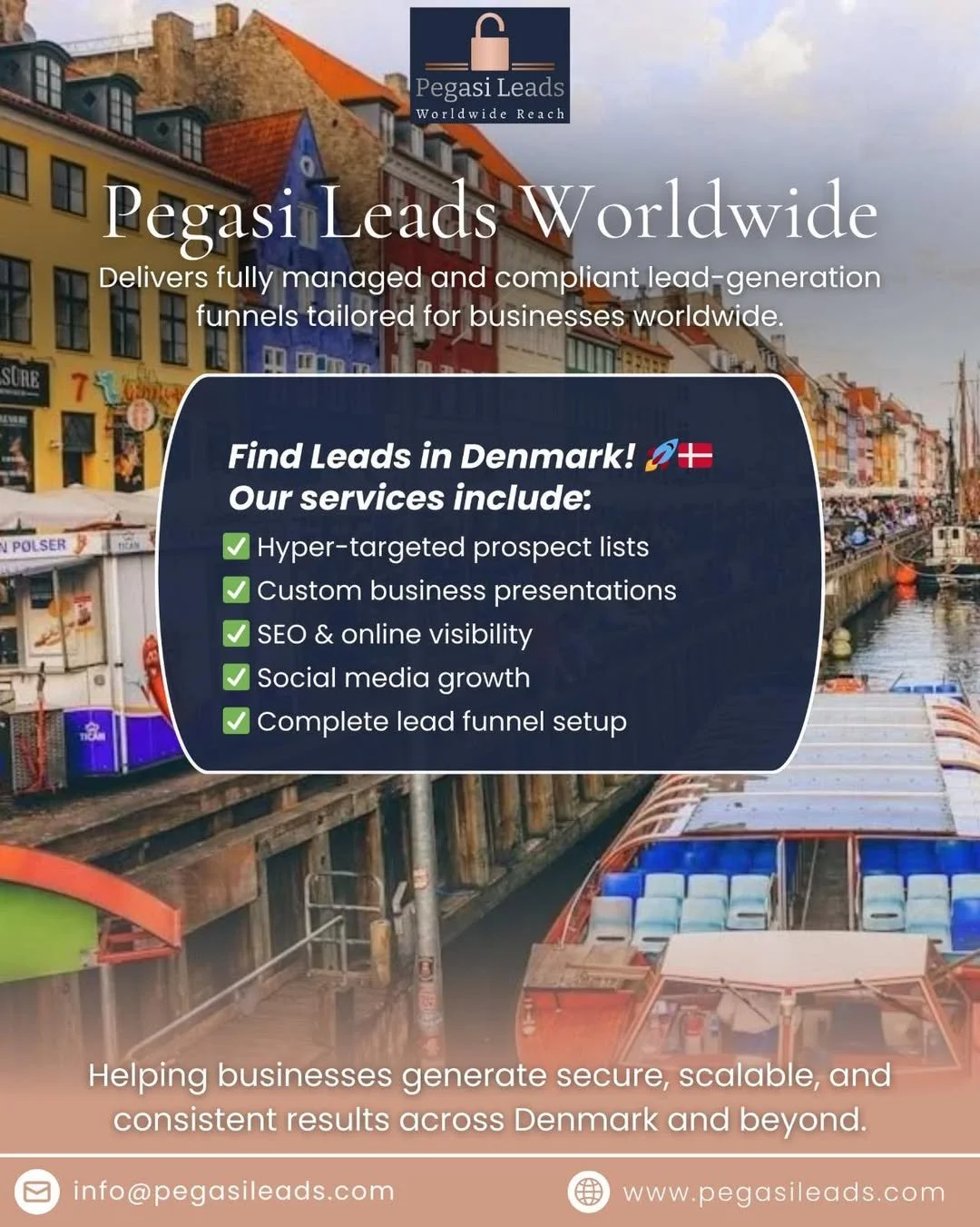 Based in Denmark? - Pegasi Leads Worldwide