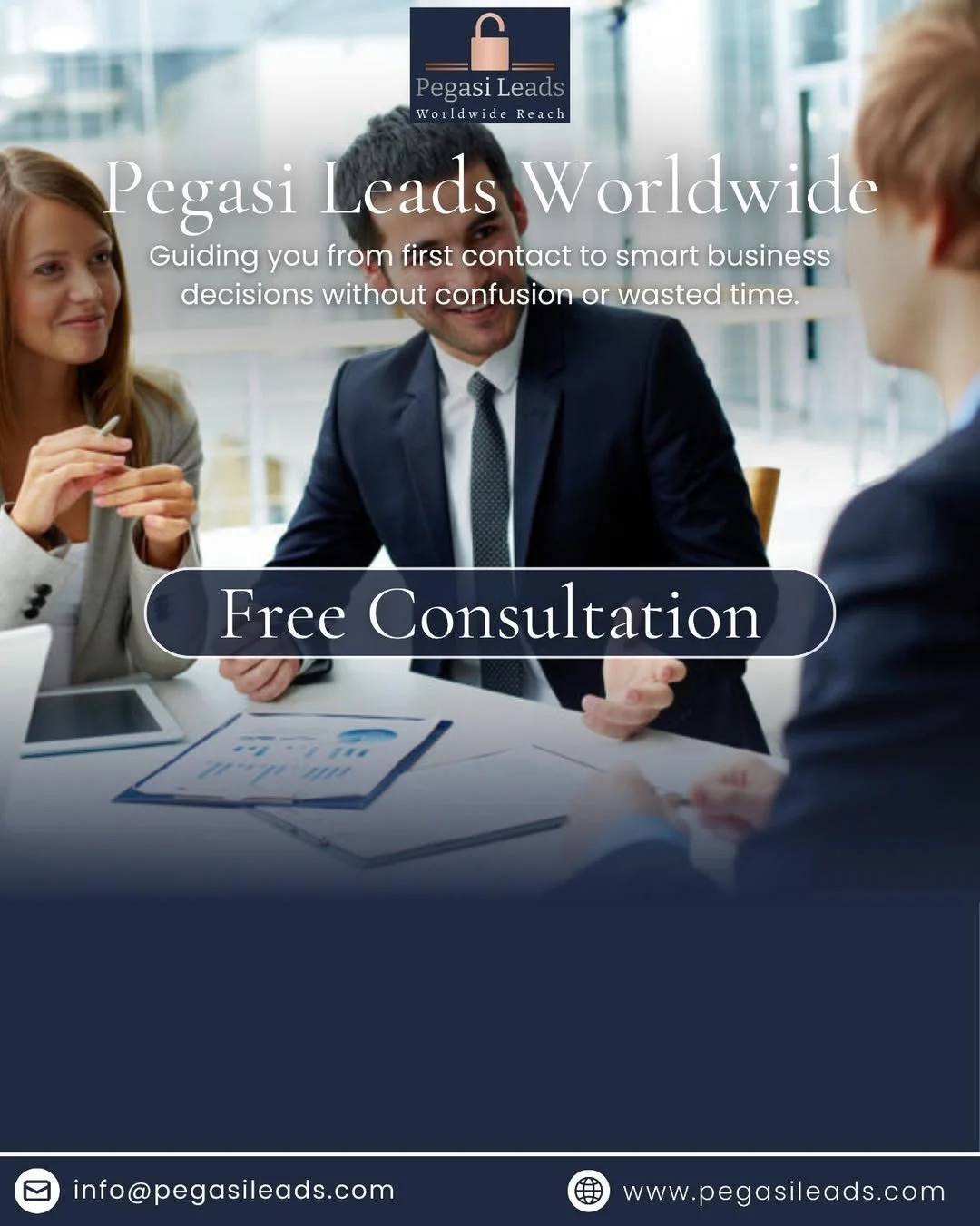 Free Consultation - Pegasi Leads Worldwide