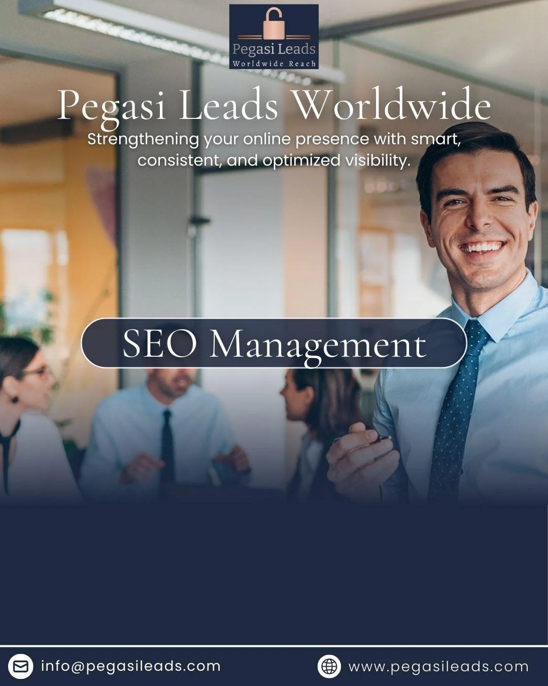 SEO Management - Pegasi Leads Worldwide