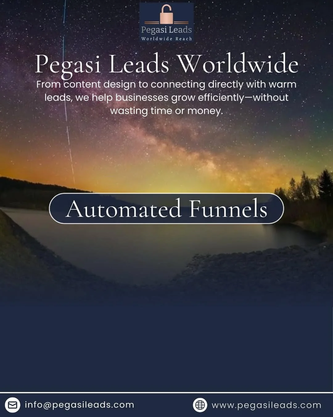 Automated Funnels - Pegasi Leads Worldwide