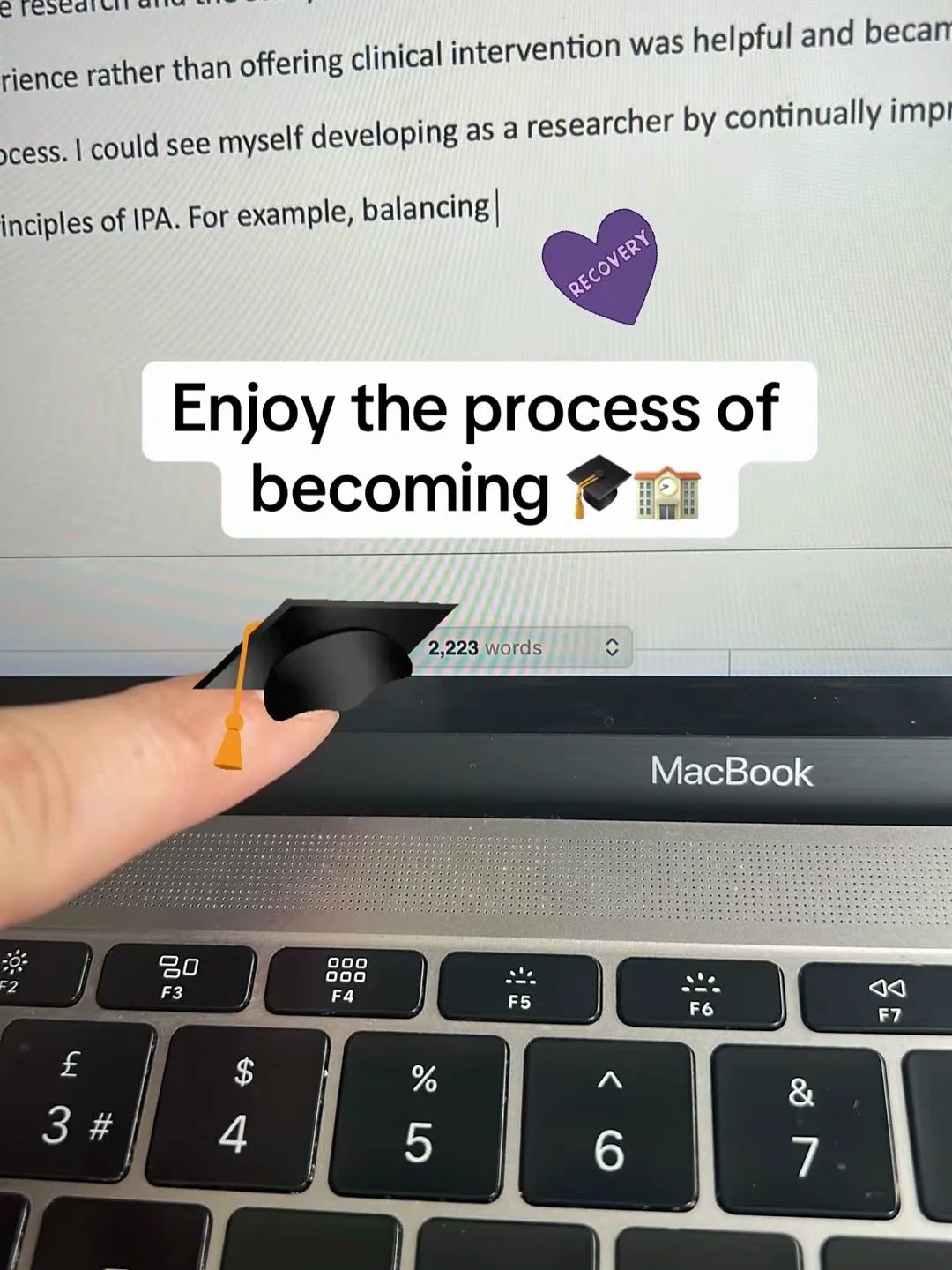 The journey 💡🚀

Enjoy the process of becoming. We all start somewhere! 

#graduation #graduationday #psychologist #recoverycontent #psychology #feminist #growth