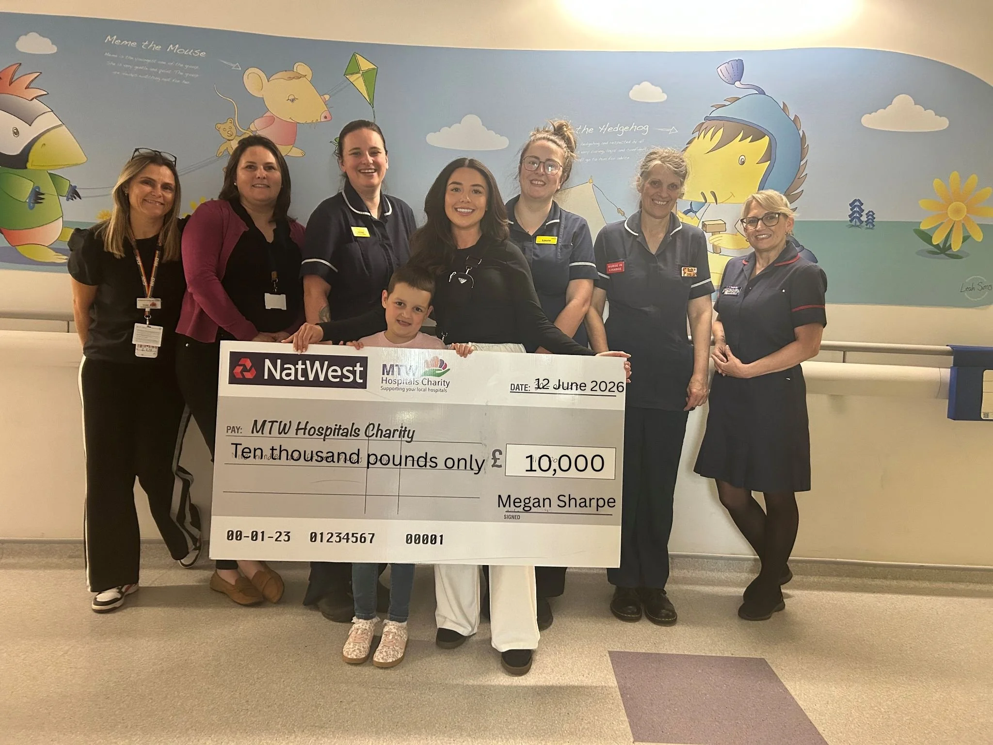 £10,000 donation supports children at Tunbridge Wells Hospital
