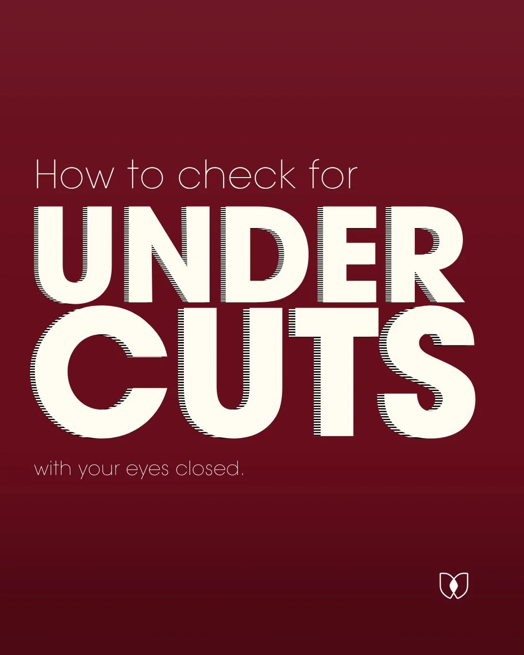 How to check for undercuts, with one eye closed. 

Close one eye, look down the path of insertion, and follow the margin all the way round.

Save this for your next prep. 
👀