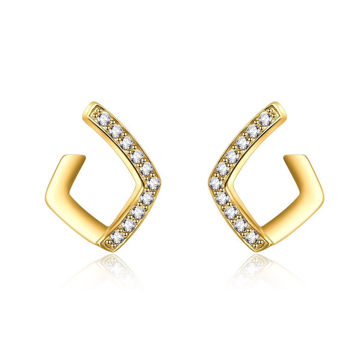 Diamond Design Earrings
