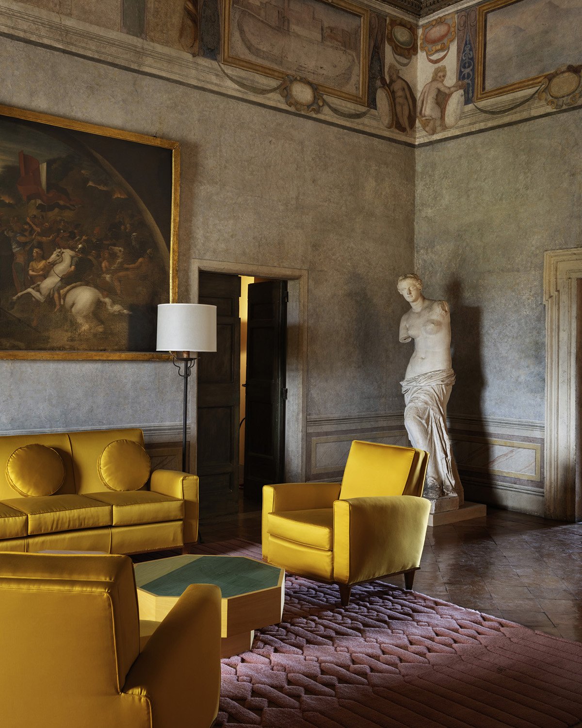 India Mahdavi renovation at Villa Medici, Italy.