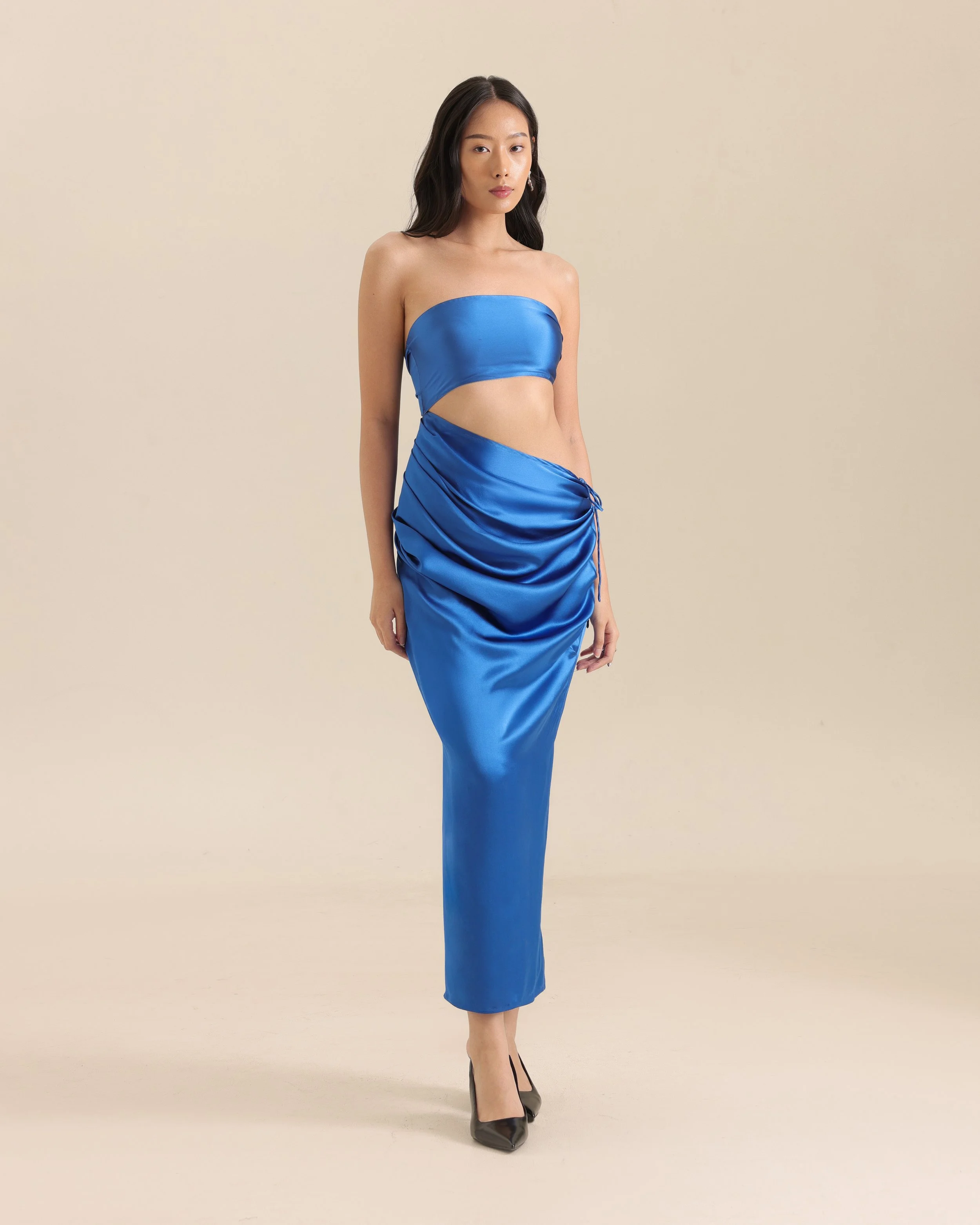 The Reversible DressSkirt™ in Blue/Silver