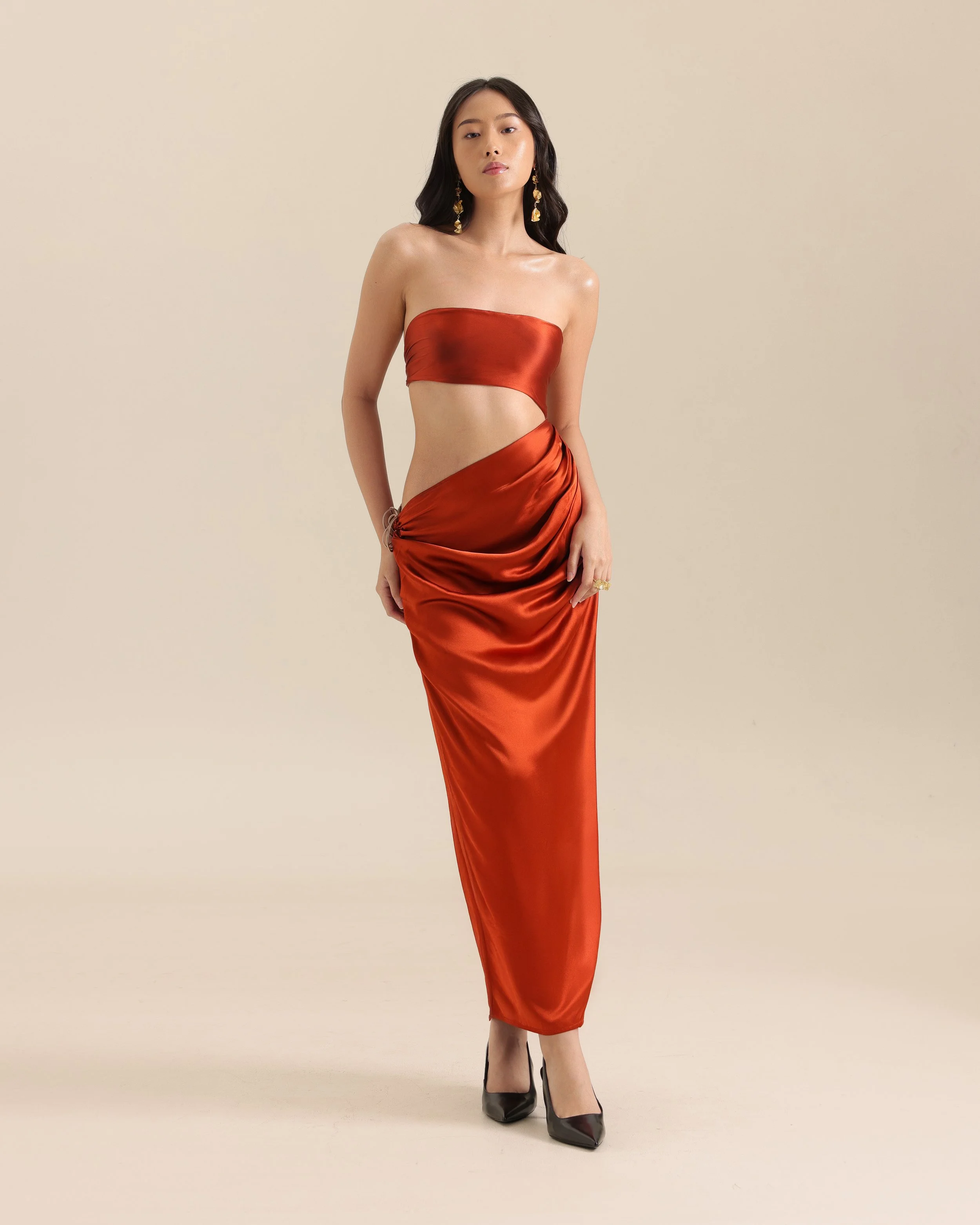 The Reversible DressSkirt™ in Rooibos Tea/Taupe