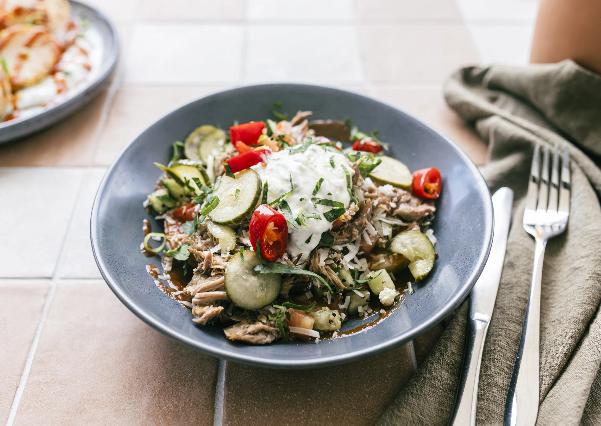 Loaded Lemon Potatoes Bowl