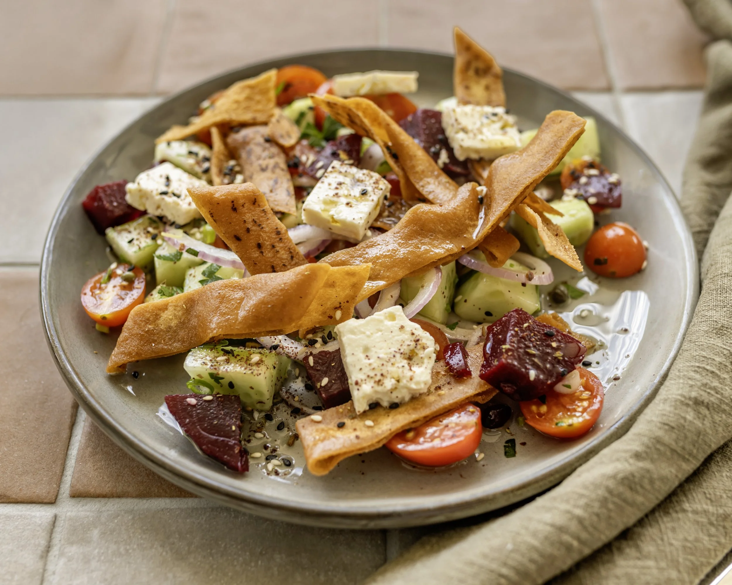 Feta & Beetroot Fattoush