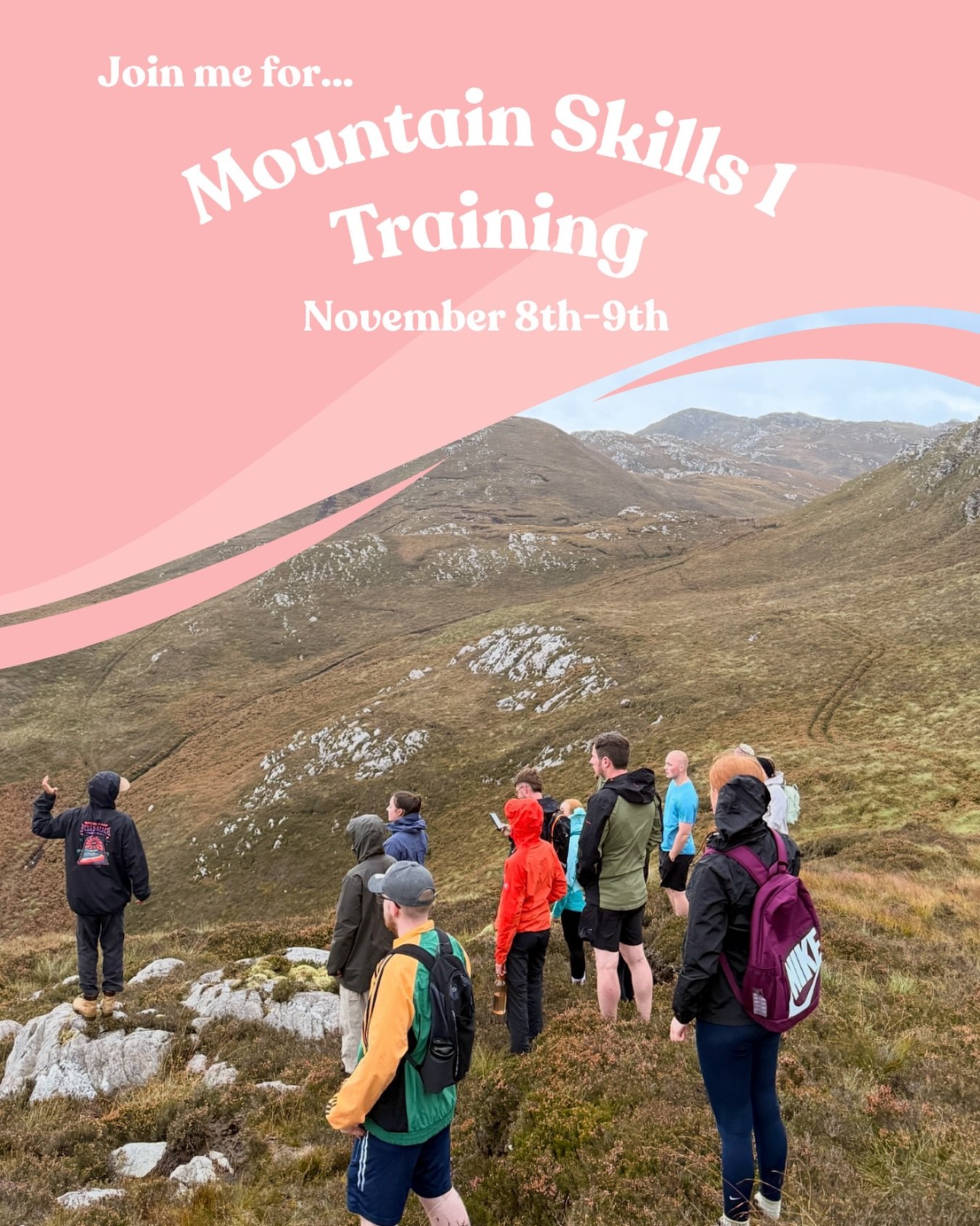 🥾 Want to improve your mountain skills? Join us for MS1 Training! 🥾

📍 Wicklow Mountains
📅 November 8th&ndash;9th, 2025
🕘 9:00am &ndash; 4:30pm each day (2 day course)
💰 &euro;140 regular price or &euro;135 for Saol Sona Society members (plus &