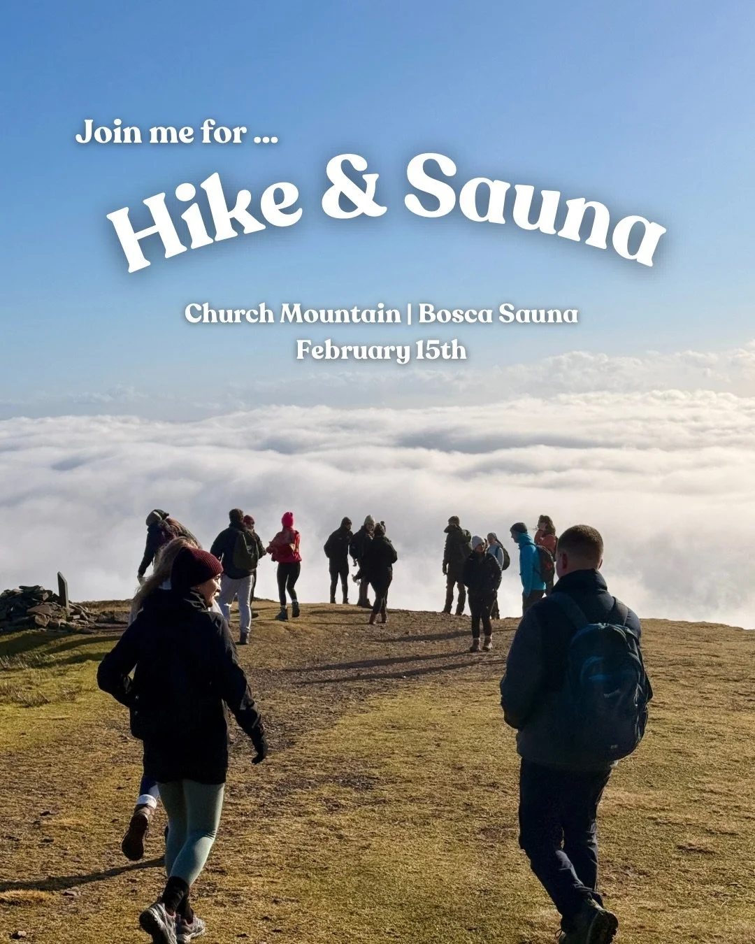 ✨ Join me for a hike &amp; sauna morning Feb 15th ✨

Spaces are limited- book on saolsona.ie

➡️When: Sunday, Feb 15th
➡️Where: Hiking Church Mountain in Wicklow, followed by a sauna session at @boscasauna ( there&rsquo;s a cafe on site to grab a dri