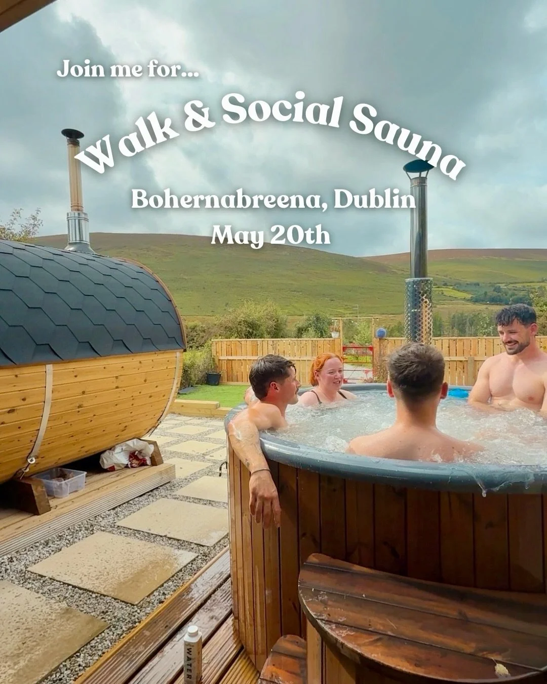 🌞 Walk &amp; Social Sauna Session 🌞

SOLD OUT- to join the waitlist please send a dm saying &ldquo; sauna waitlist&rdquo;

When? Wednesday May 20th 
Where? A nice easy walk around Bohernabreena Reservoir followed by a sauna, hot tub and cold plunge