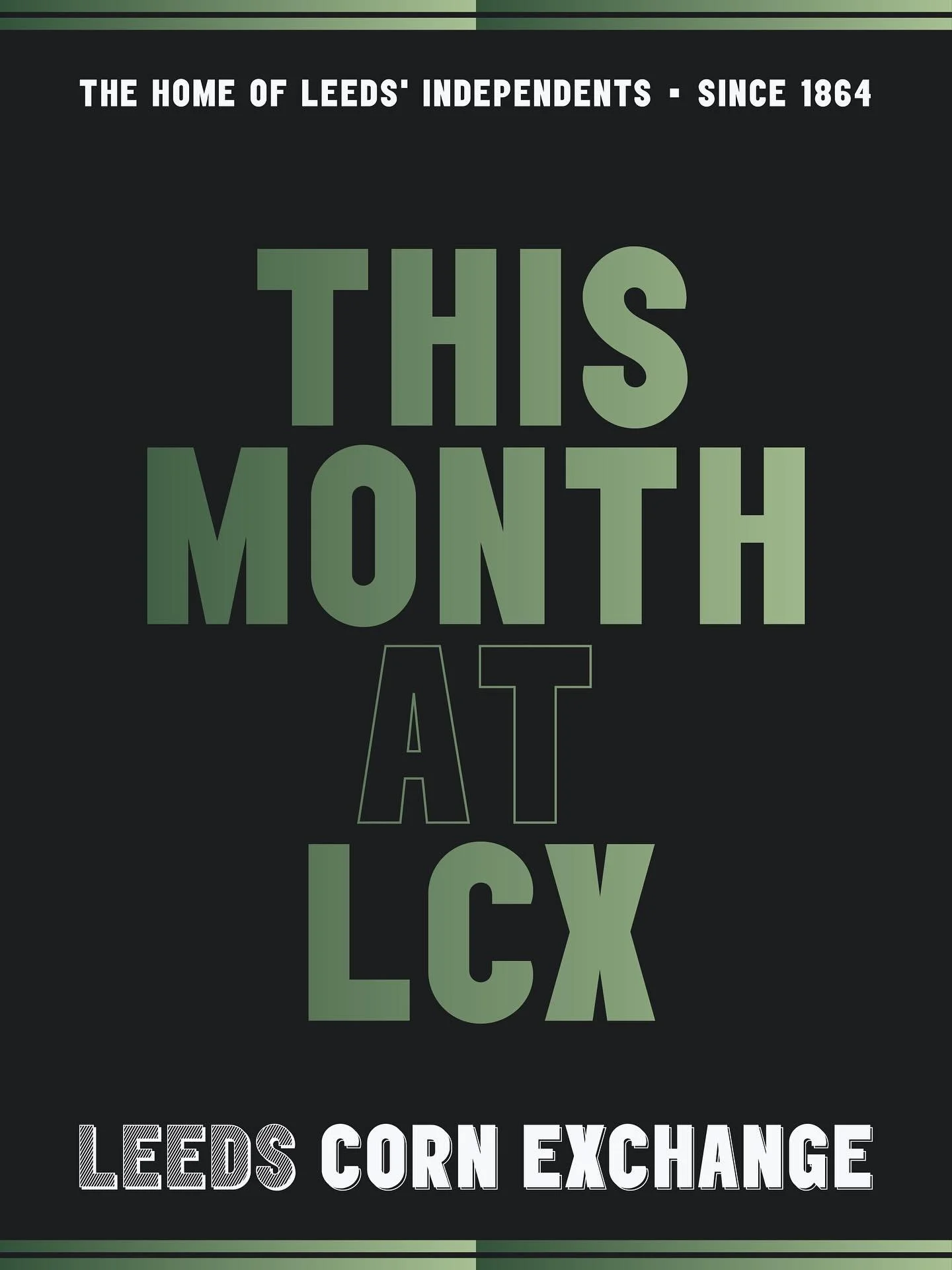 📆 What&rsquo;s on this month!

We have @littlefoxcraftfair with us, @recordplantfarsley, and a @littlehummingbirdevents vintage fair too.

🌭 @coloursmayvary also invite you to their exhibition Fuddle! &ndash; a creative celebration of food and comm