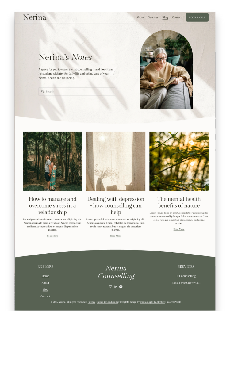 nerina-squarespace-template-blog-page.webp