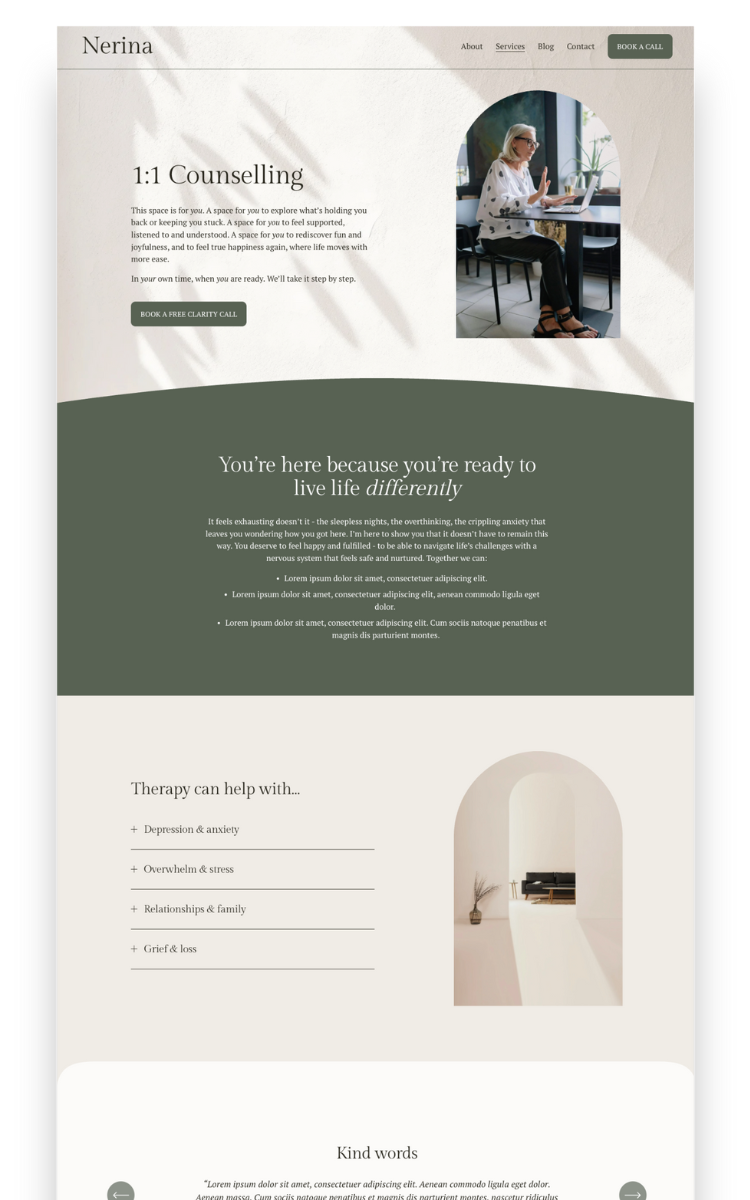 nerina-squarespace-template-individual-therapy-page.webp