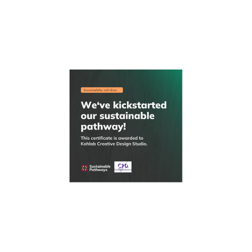 Sustainability with Ease CPD certificate - Sustainable Pathways