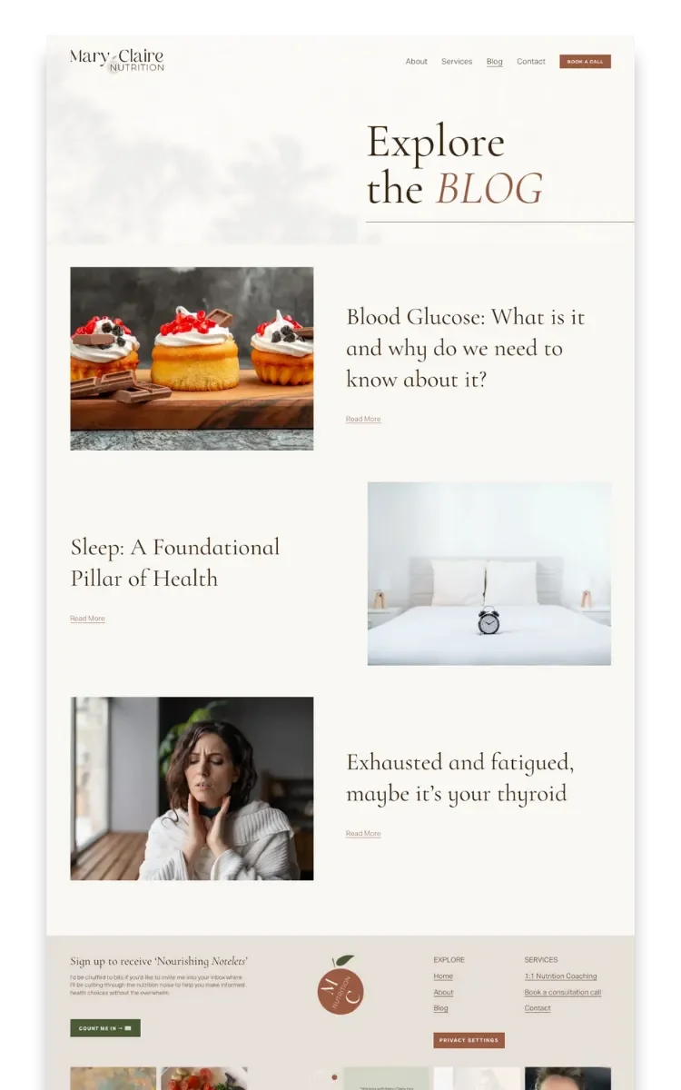 coral-website-template-mary-claire-nutrition-blog.webp