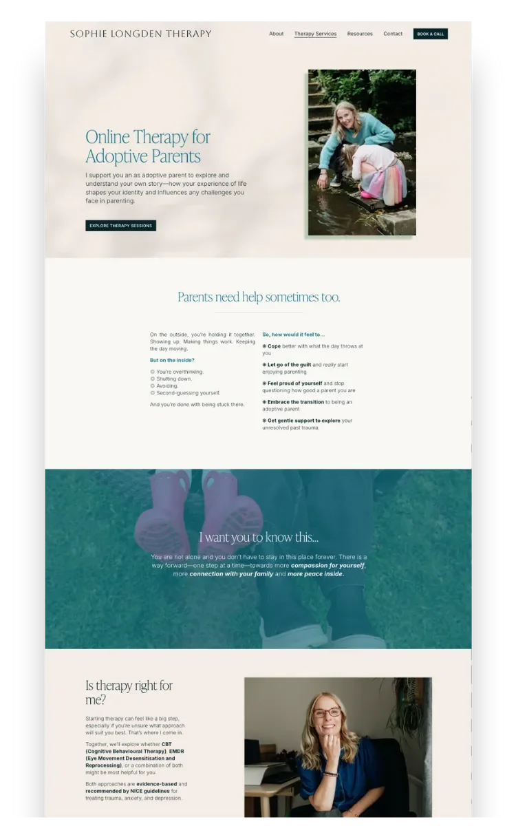 shoreline-website-template-sophie-longden-therapy-services.webp