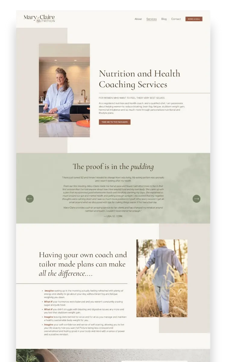coral-website-template-mary-claire-nutrition-services.webp