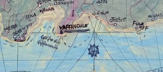 Map of the vulgar world - dettaglio