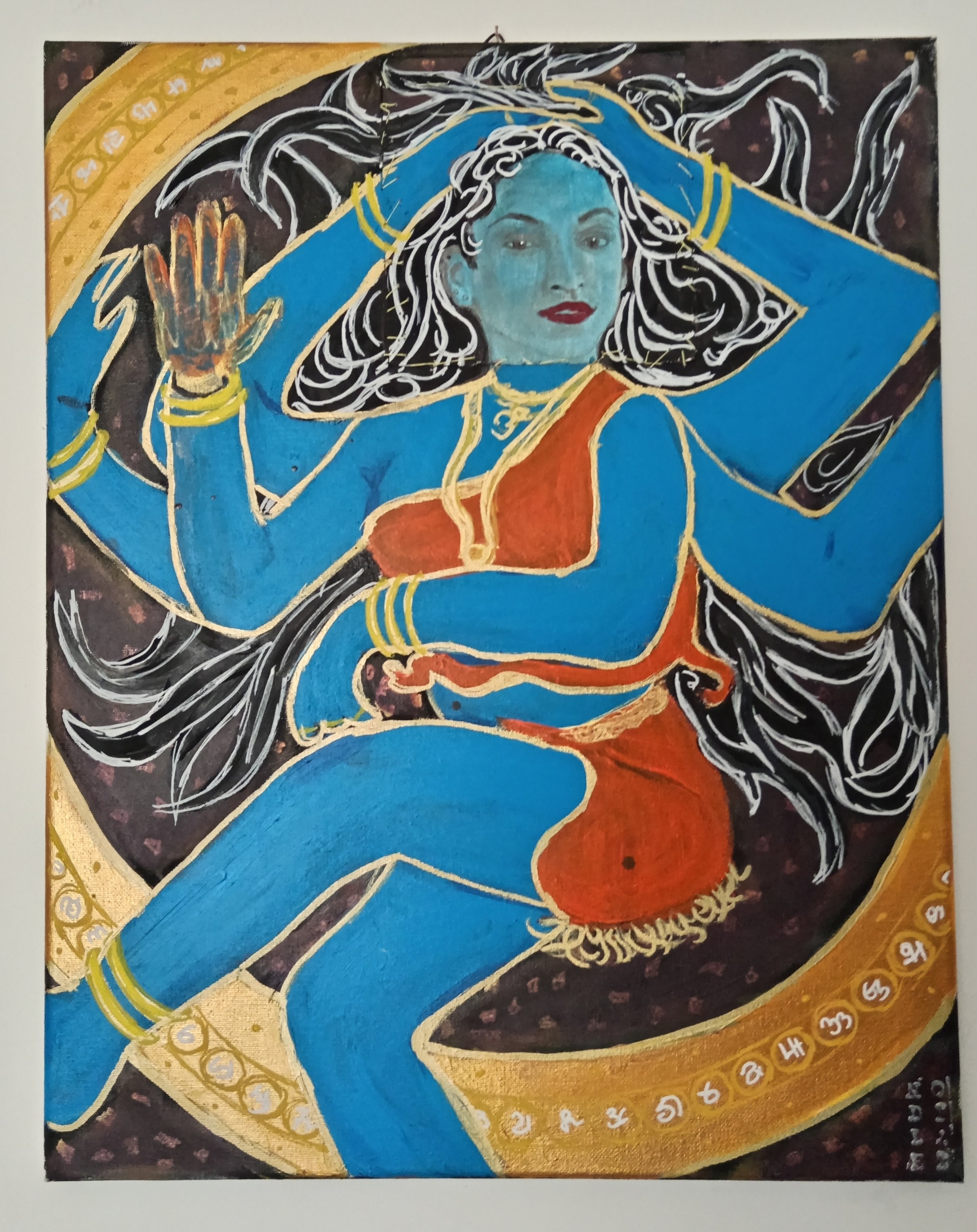 Kālī - tecnica mista - 40x50x1.5