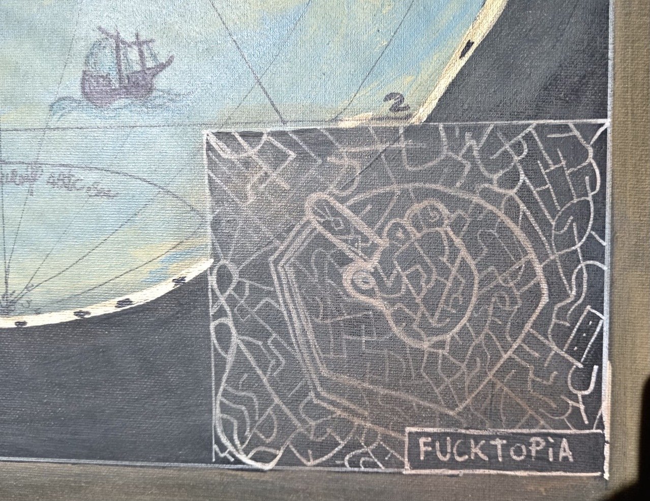 Map of the vulgar world - dettaglio