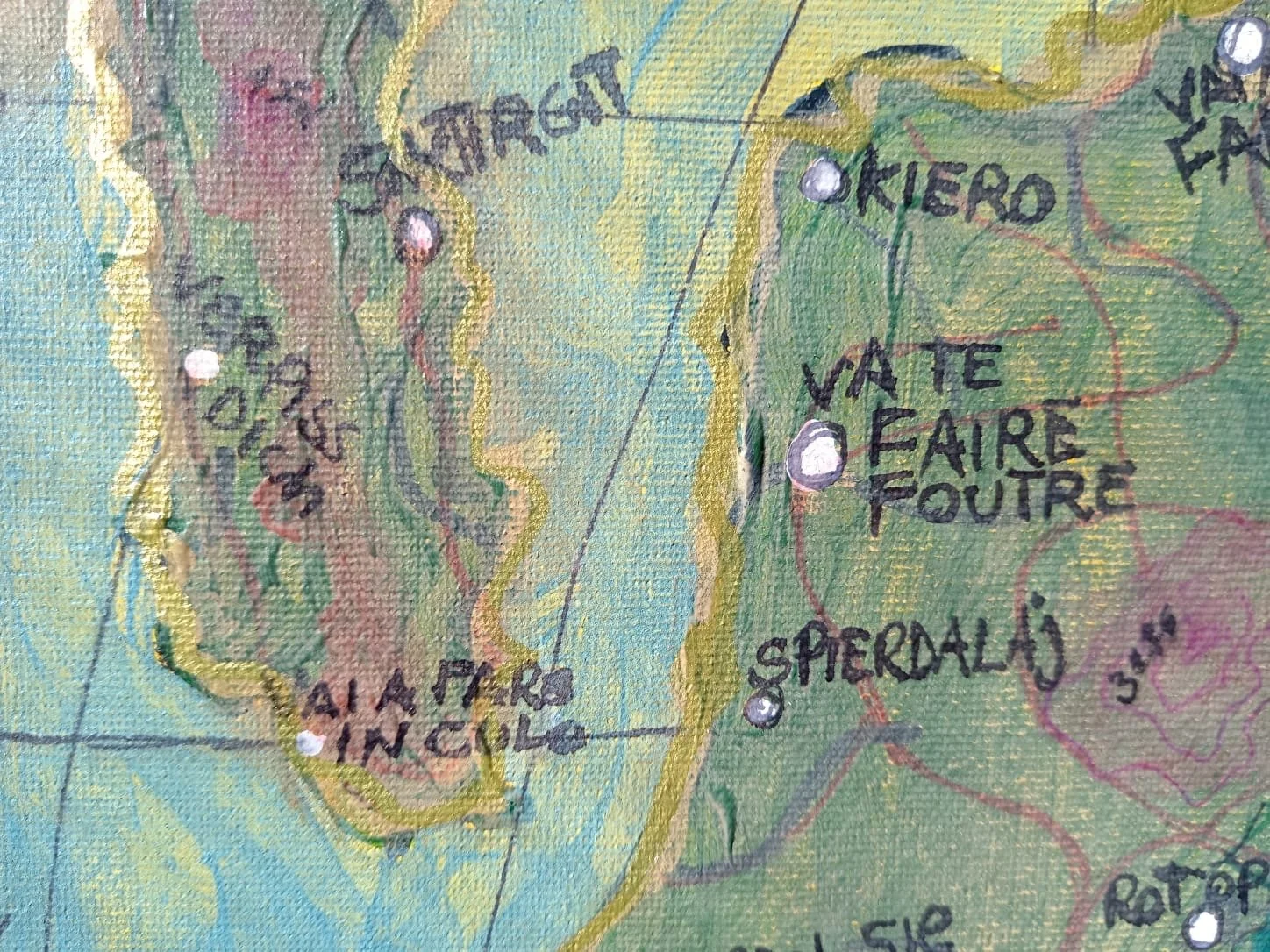 Map of the vulgar world - dettaglio