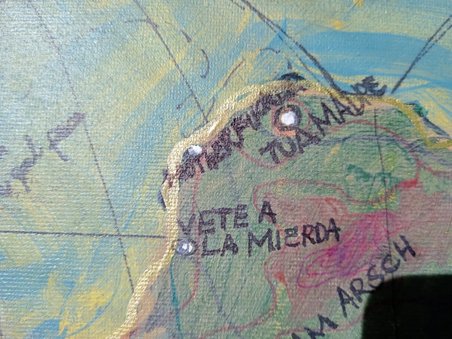 Map of the vulgar world - dettaglio