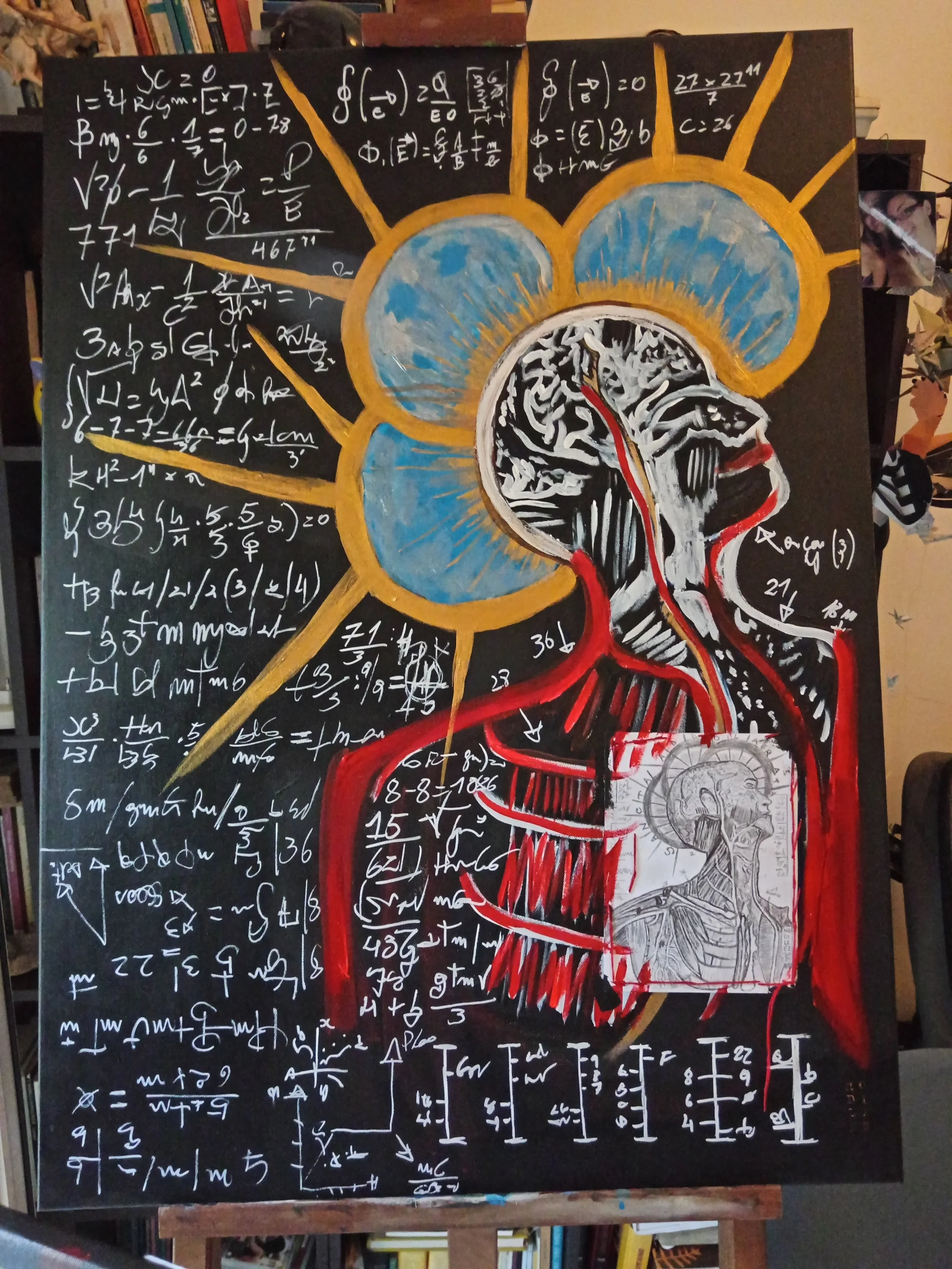 Santa -

tecnica mista -

65x90x1.5