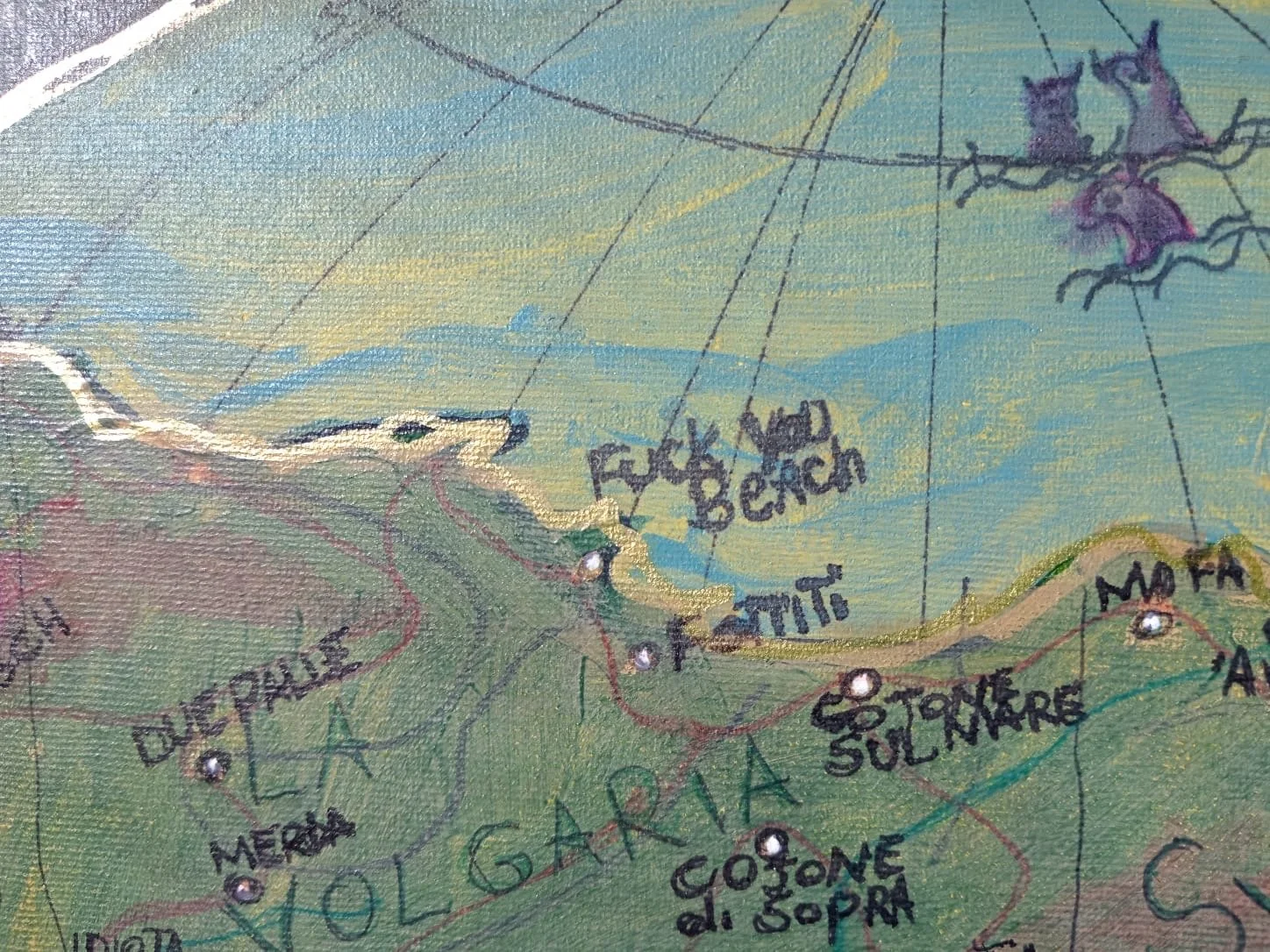 Map of the vulgar world - dettaglio