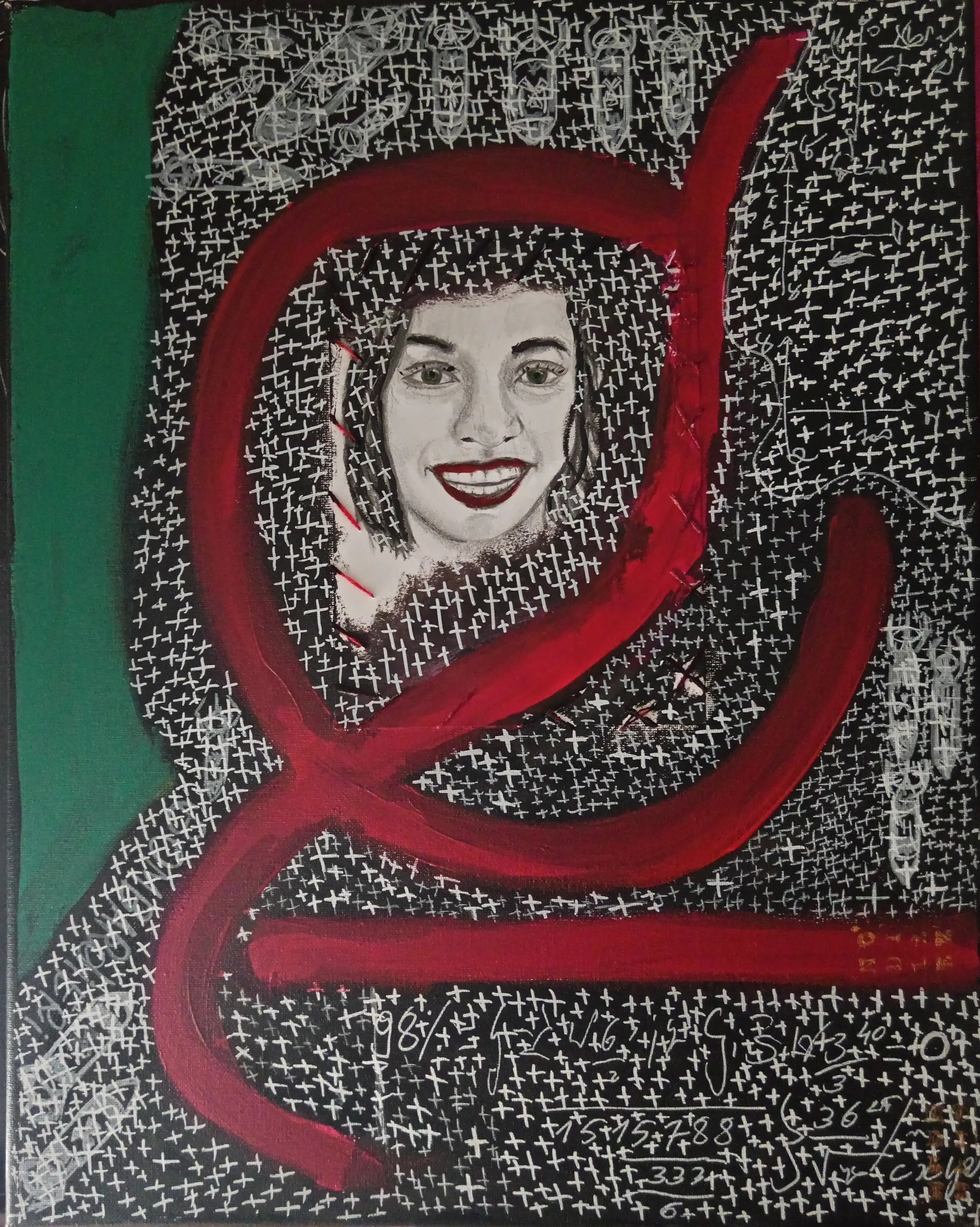 La Ragazza di Gaza - 
Tecnica Mista -
40x50