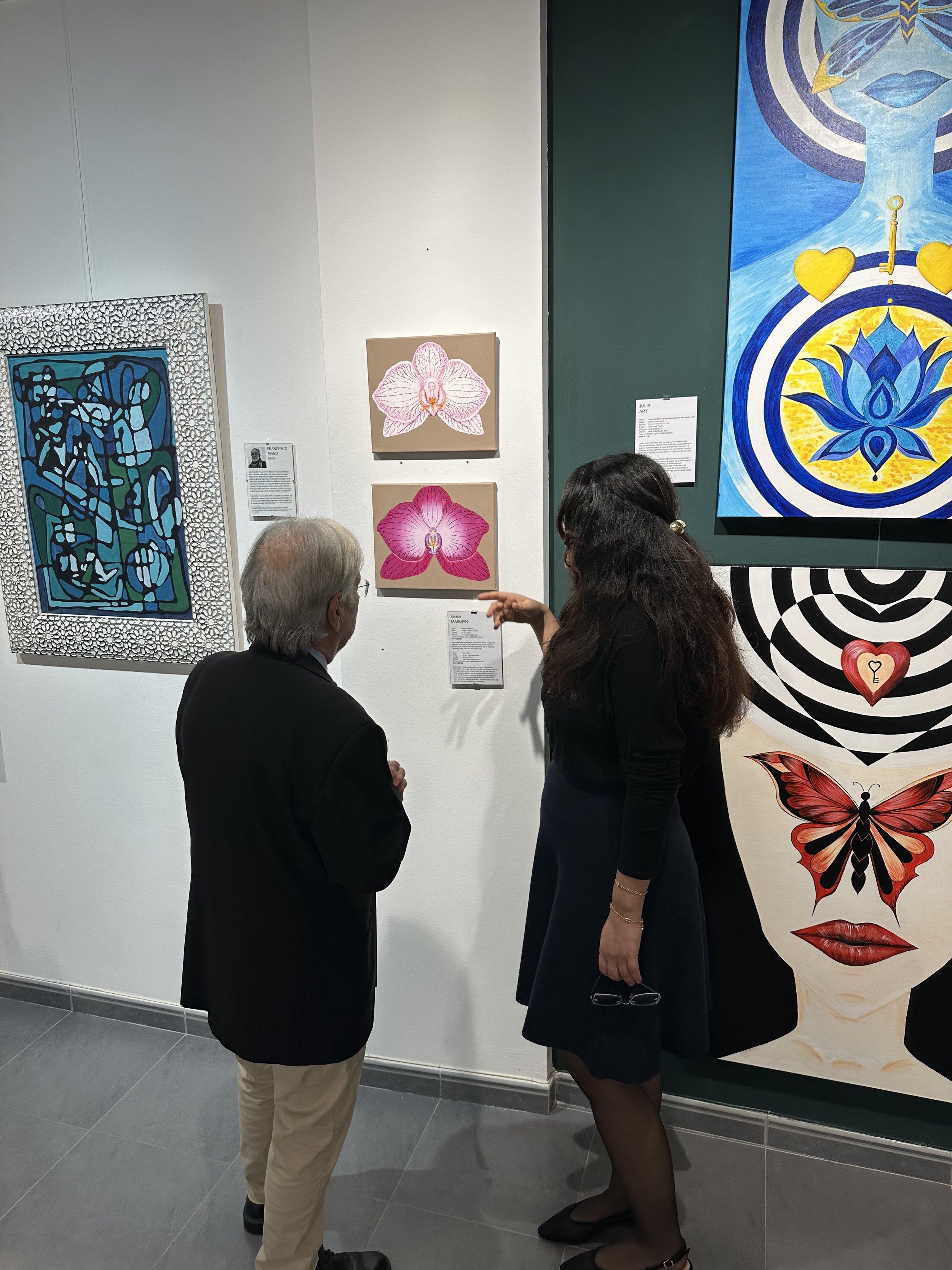 Exhibition in Barcelona, Spain 2025. Representing the new earth collection.