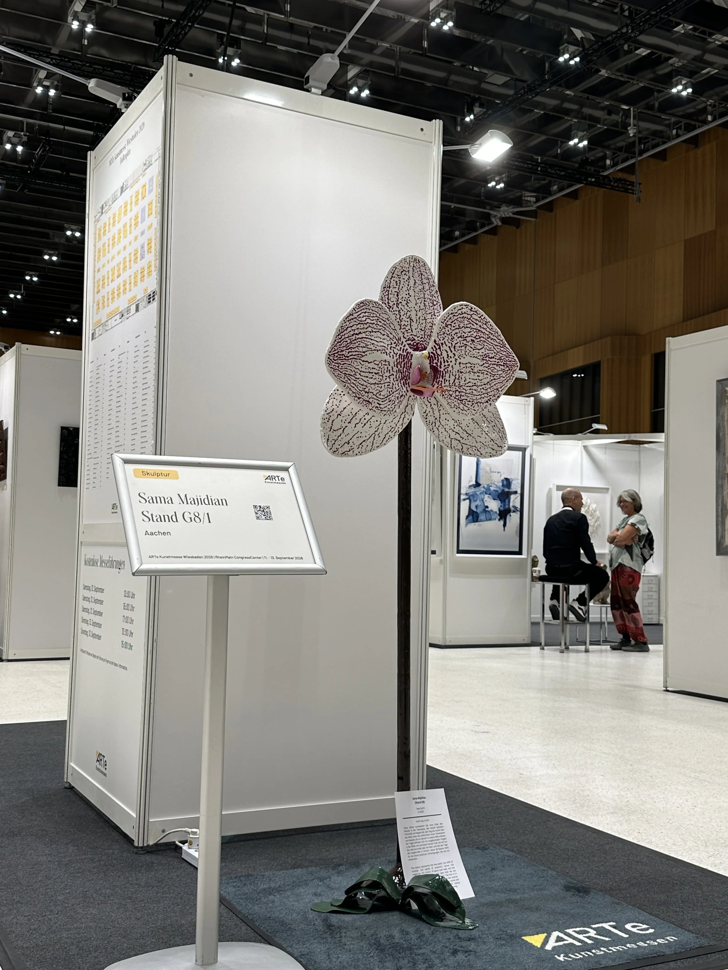 Life-Sized Orchid Sculpture (New Earth)