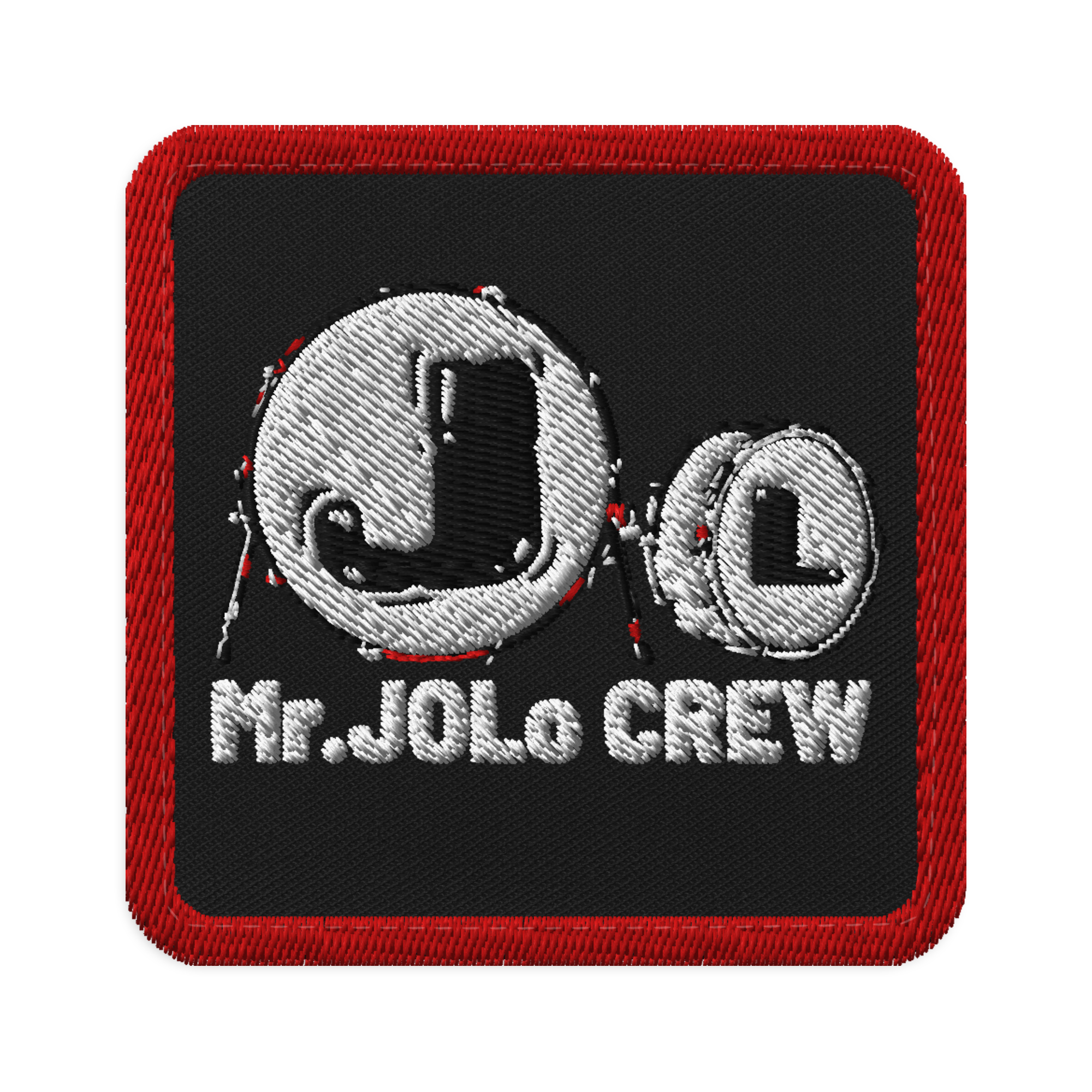 Mr.JOLo Embroidered Patch "CREW" - 3"x 3" / 7,6cm x 7,6cm