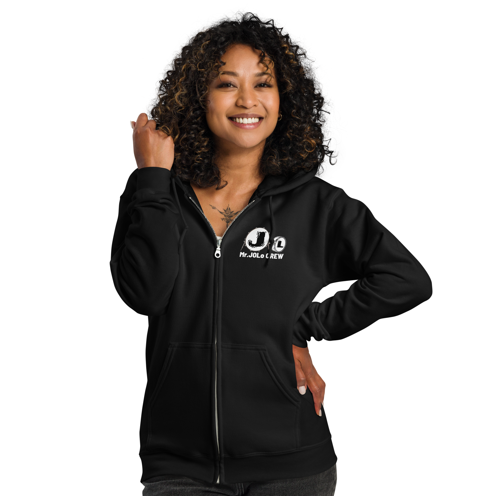 Mr.JOLo Unisex heavy blend zip hoodie dark colours