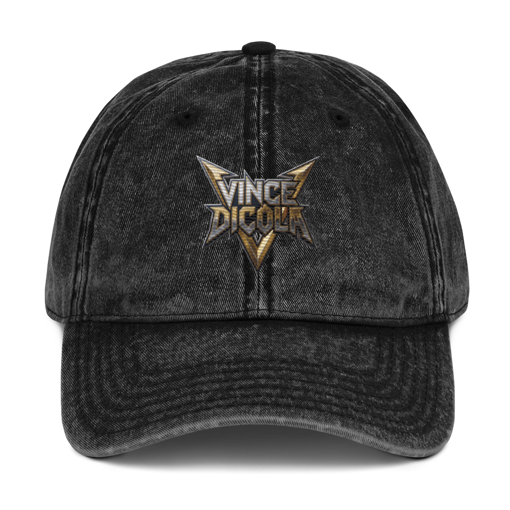 Vince DiCola Logo — Vintage Cap · Embroidered