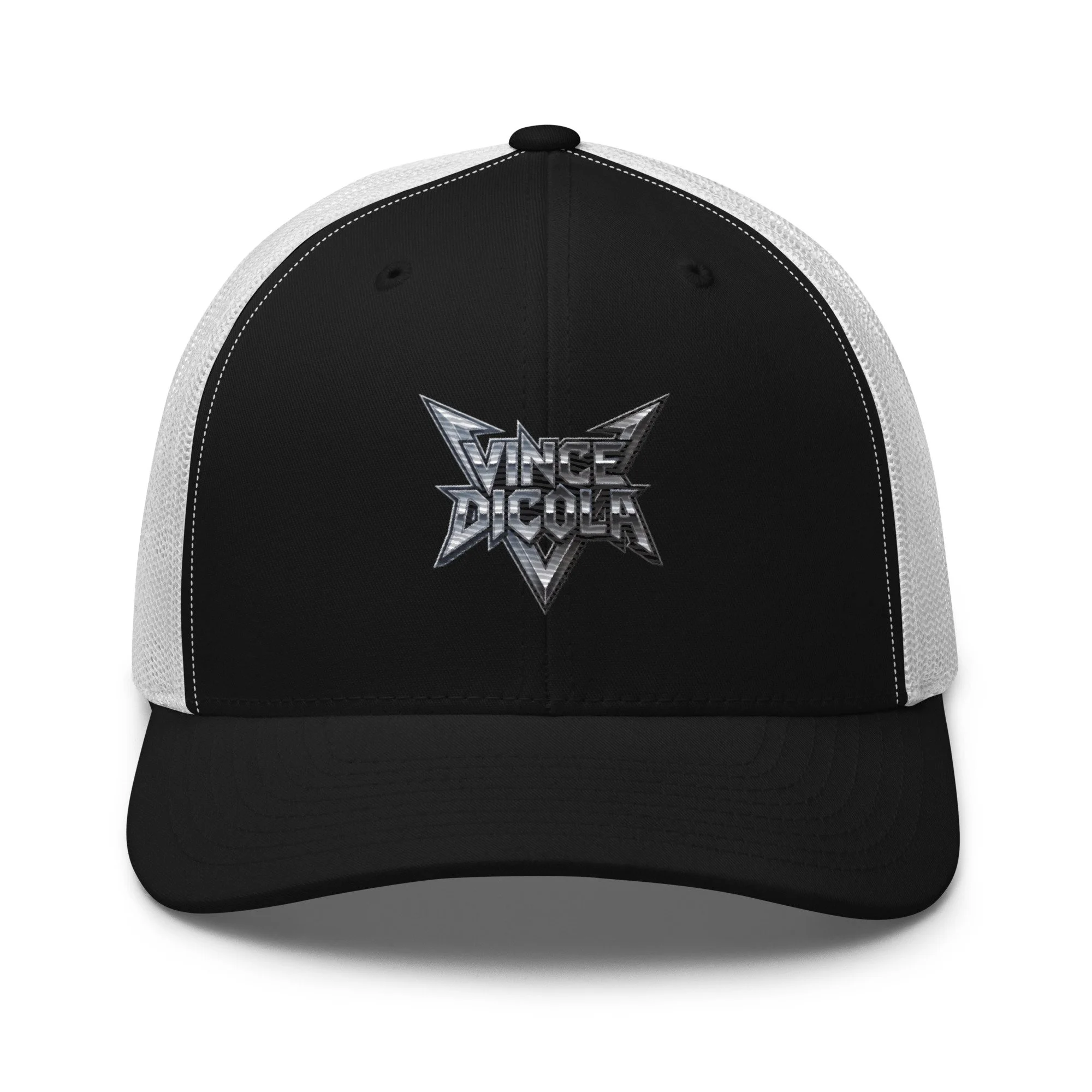 Vince DiCola Logo — Trucker Cap · Silver